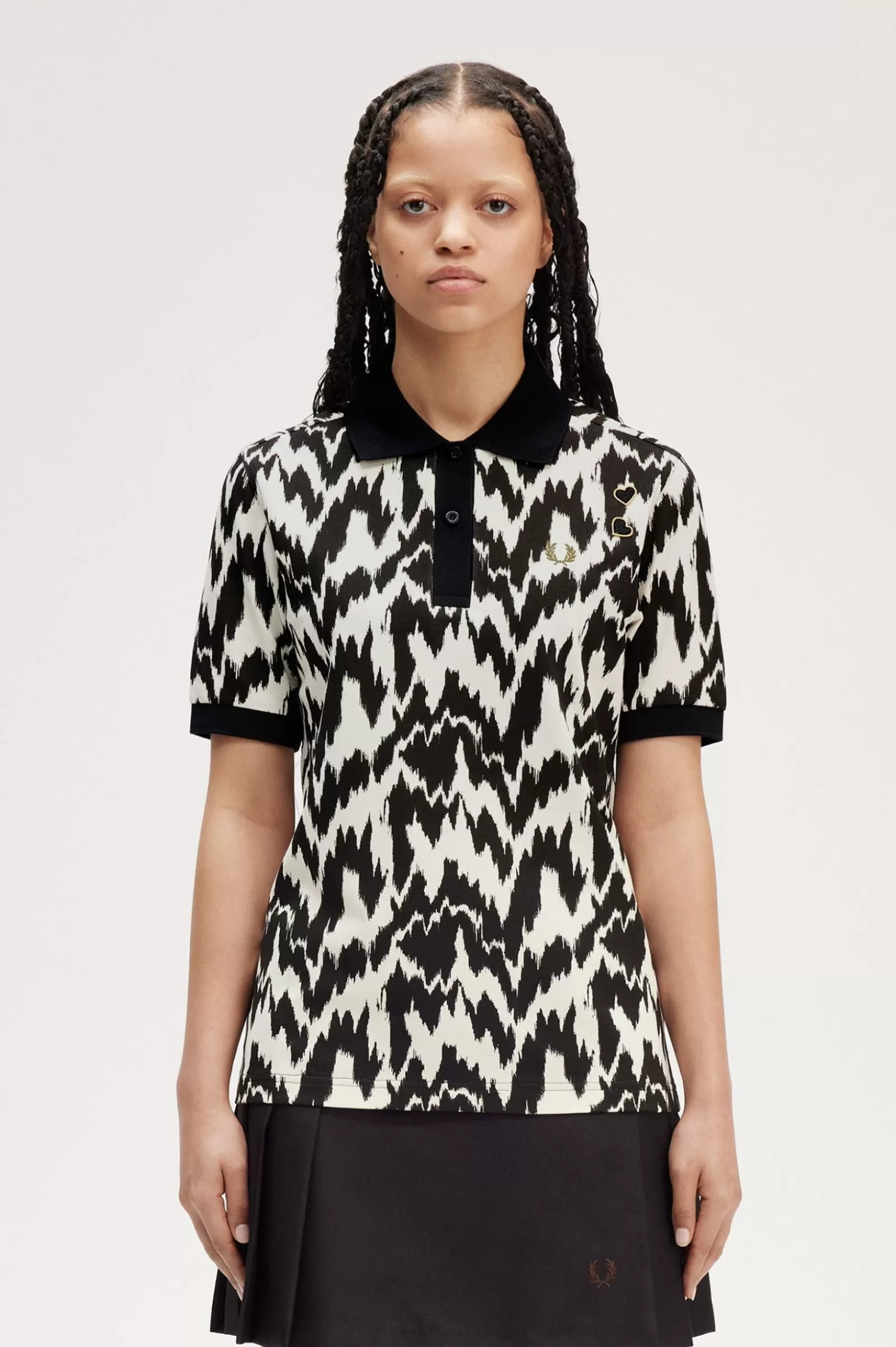 Fashion Animal Print Shirt Women Polo Shirts