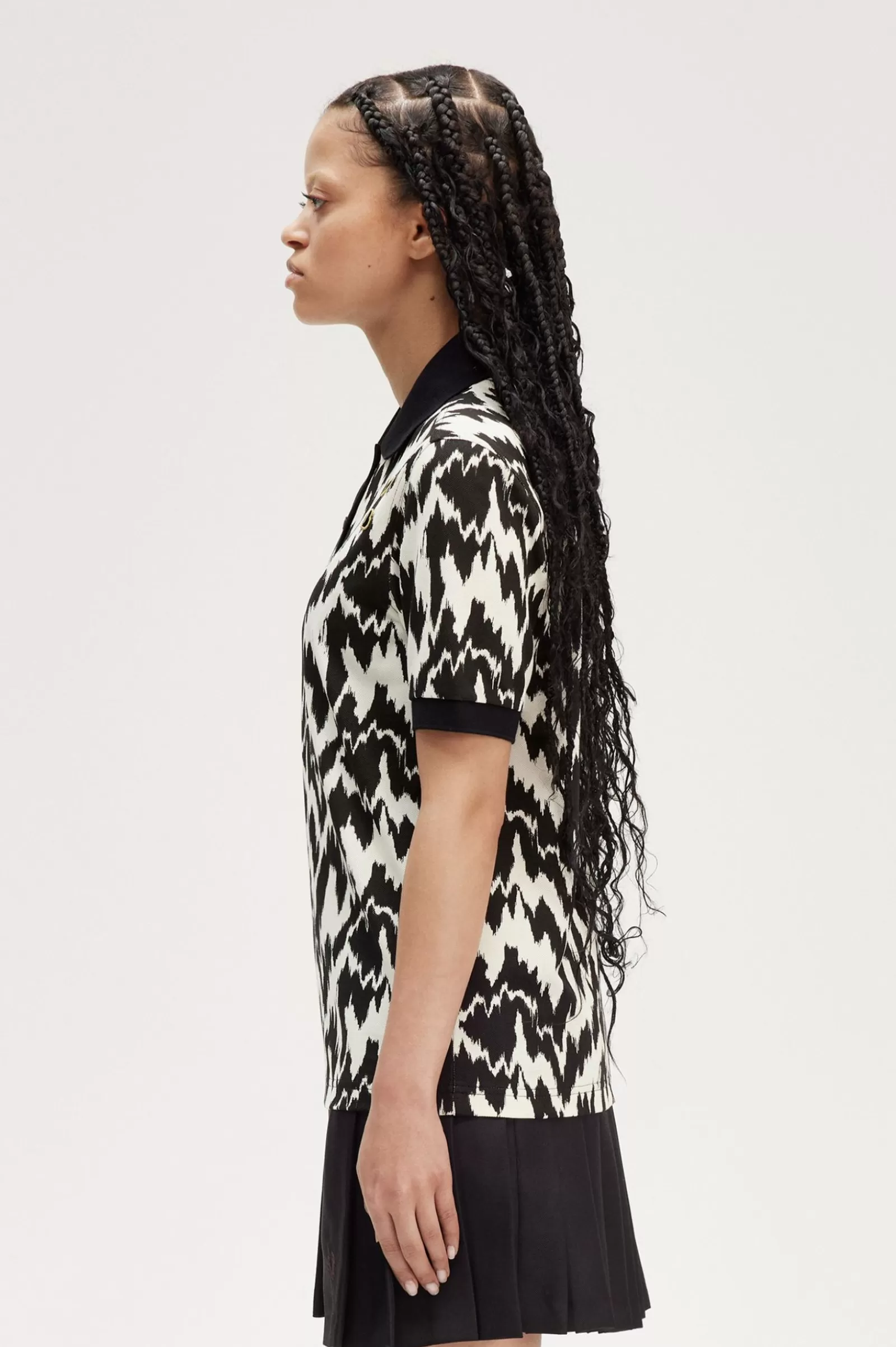 Fashion Animal Print Shirt Women Polo Shirts