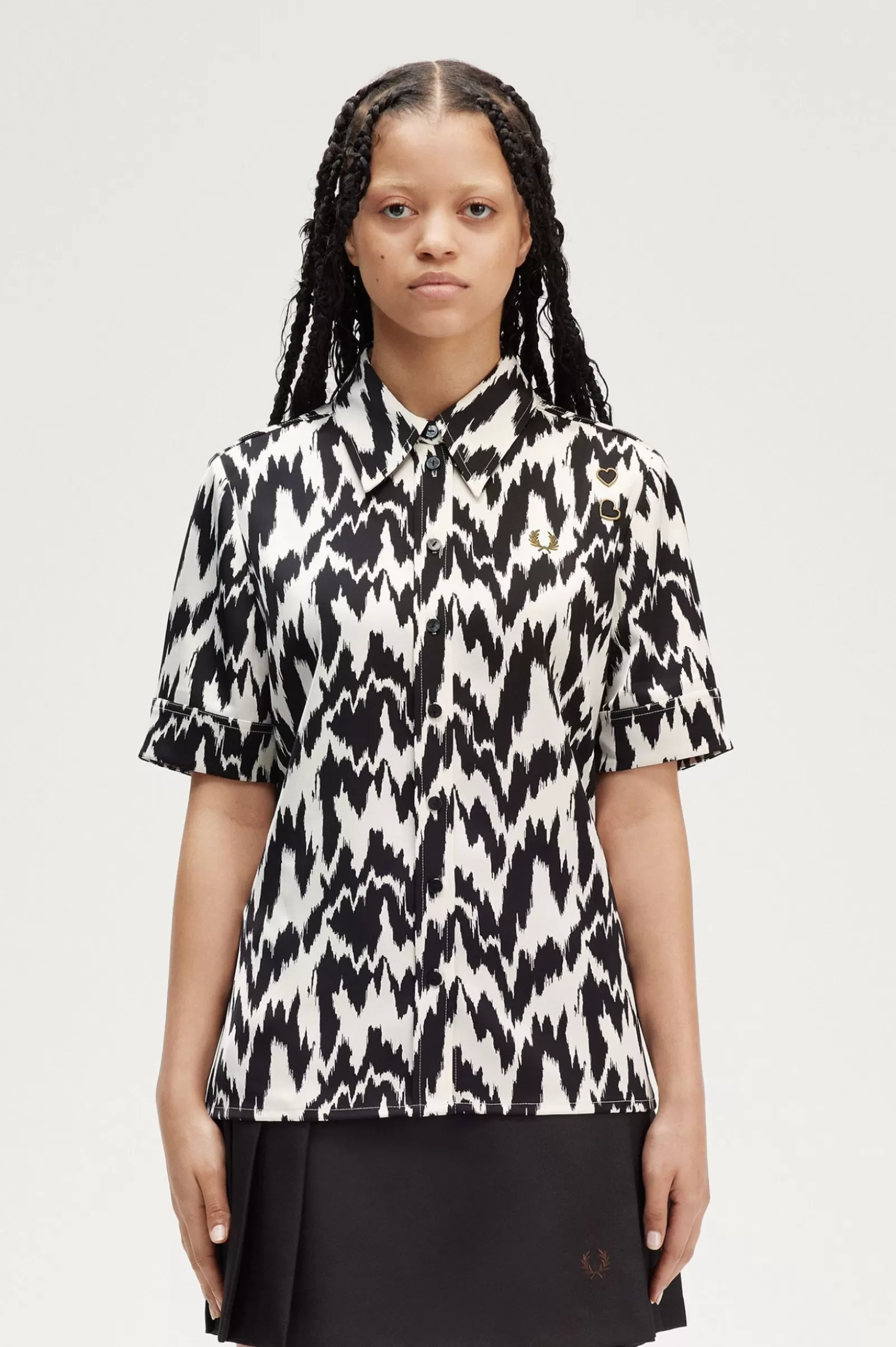 Sale Animal Print Satin Shirt Women T-Shirts & Tops