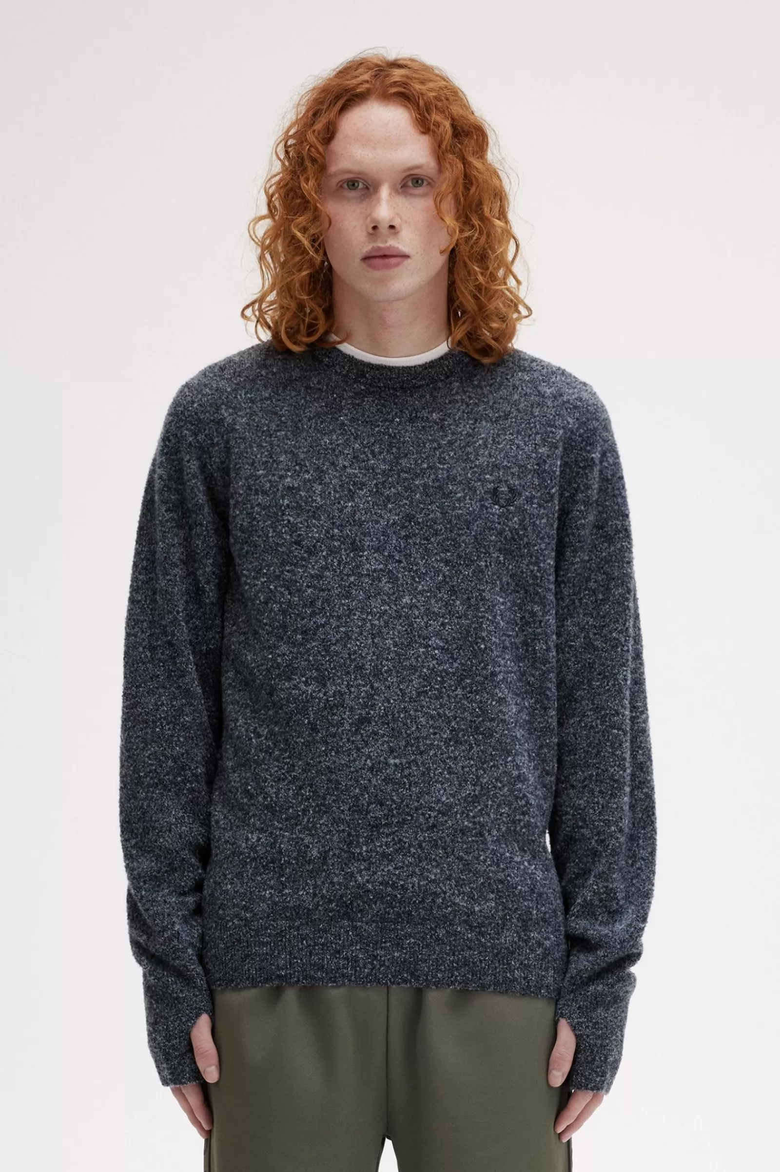 New Boucle Crew Neck Jumper Knitwear