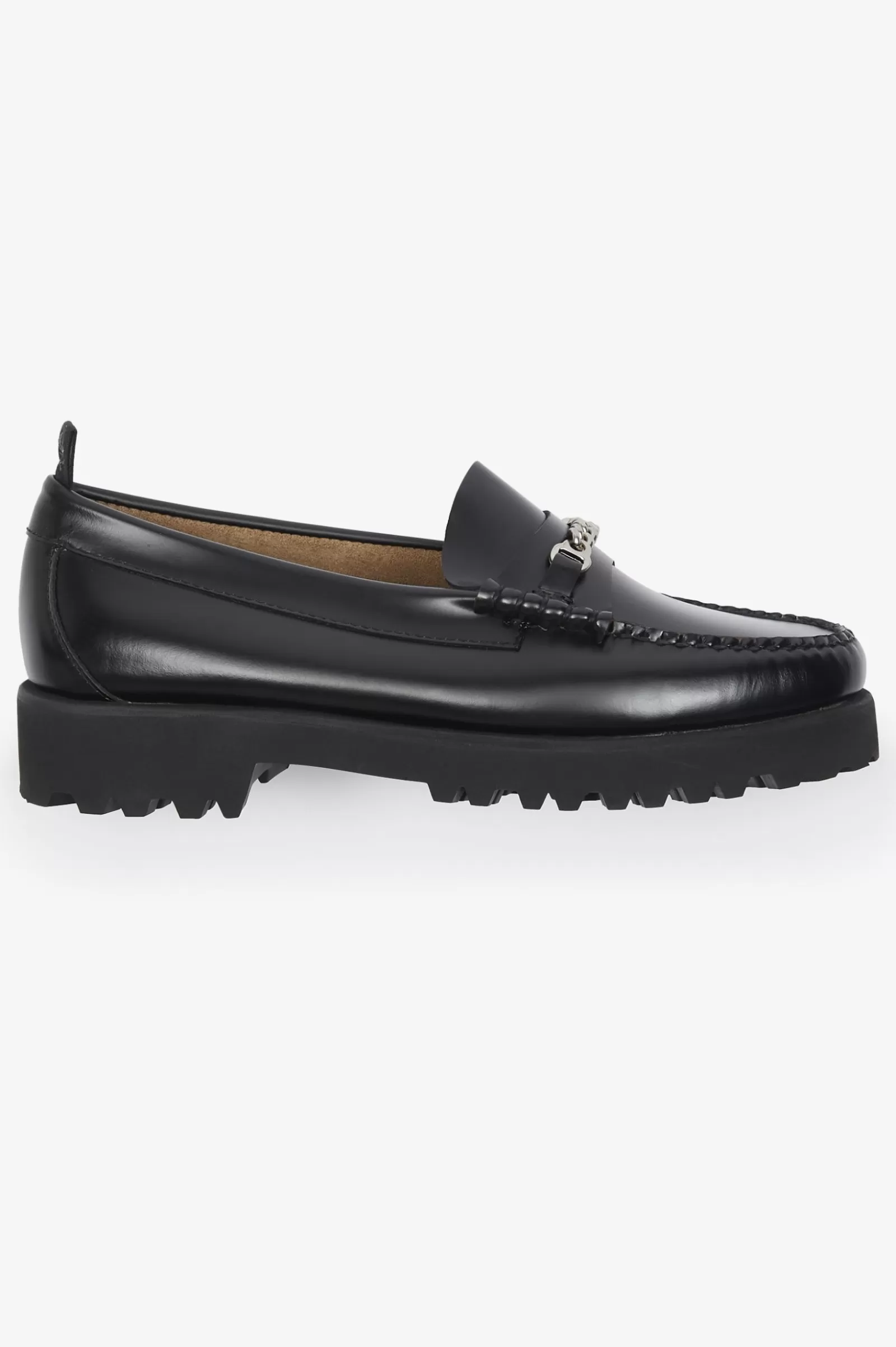 Shop Chain Detail Penny Loafers Women Shoes
