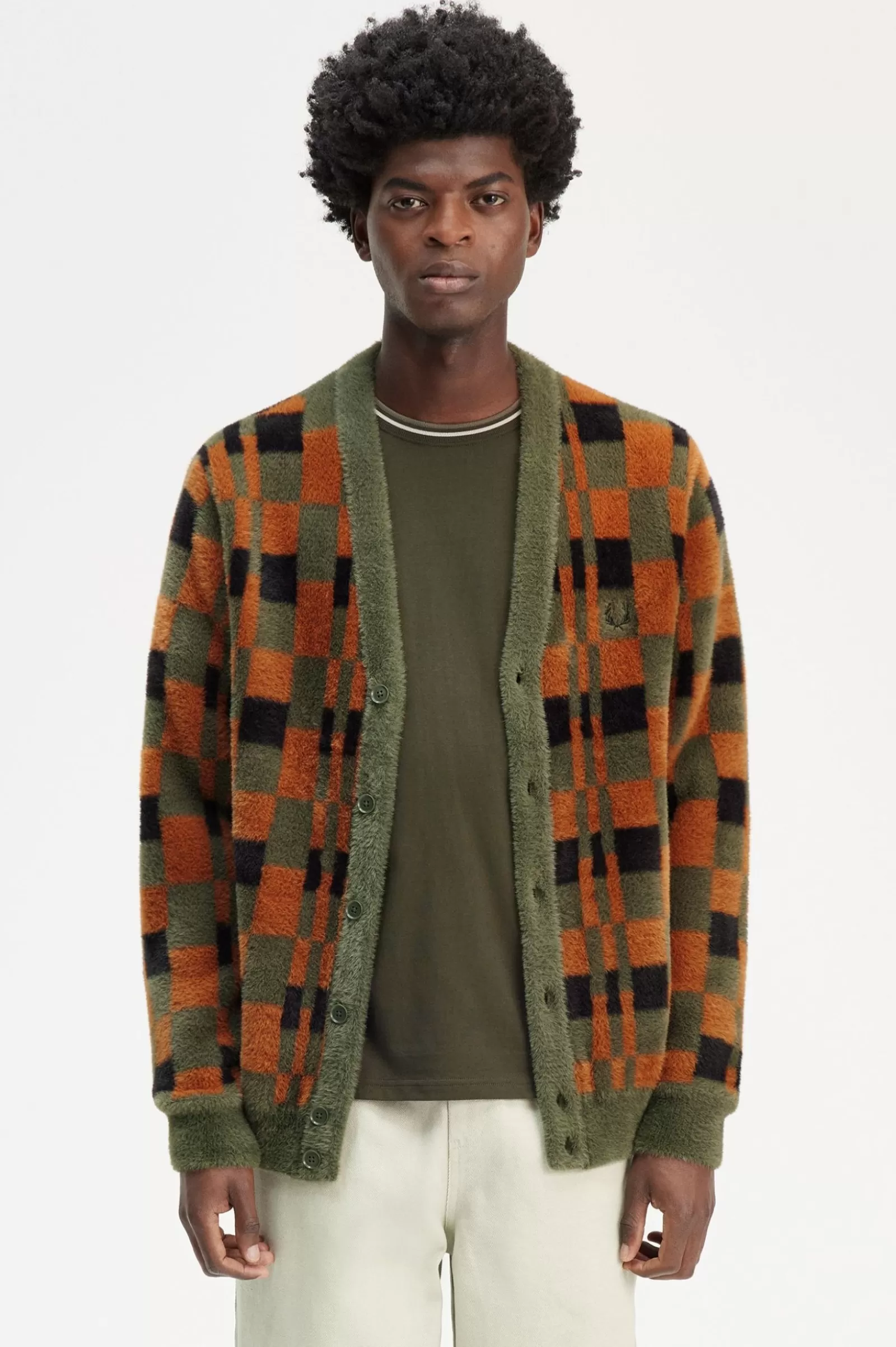 Flash Sale Chequerboard Cardigan Knitwear