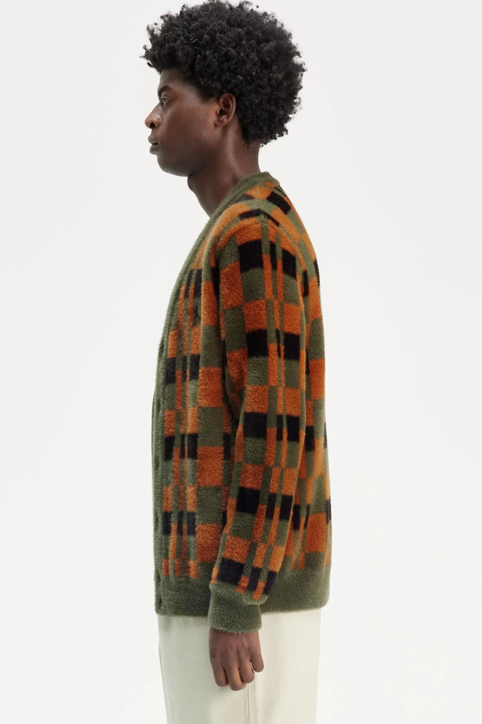 Flash Sale Chequerboard Cardigan Knitwear