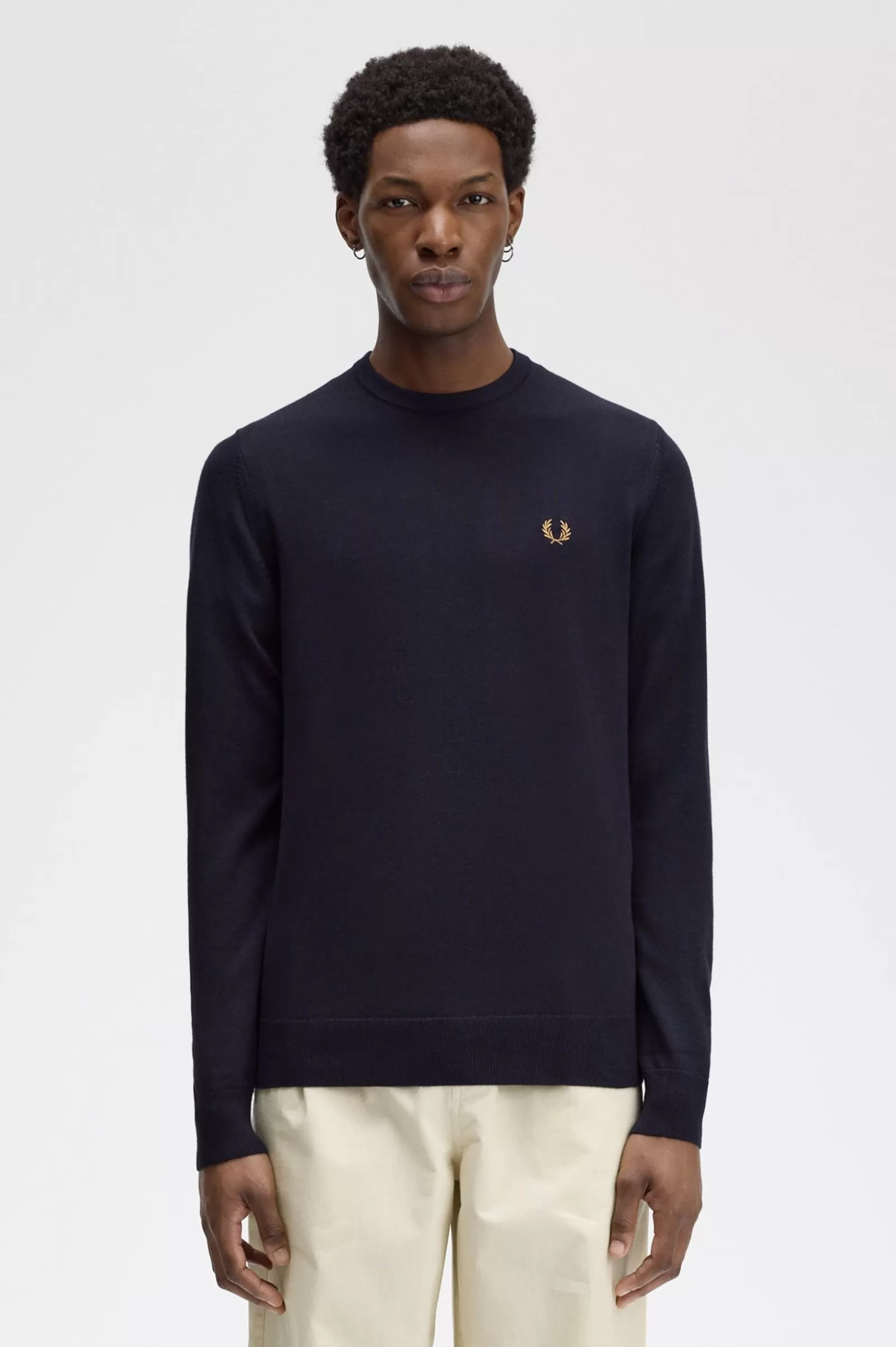 Outlet Classic Crew Neck Jumper Knitwear