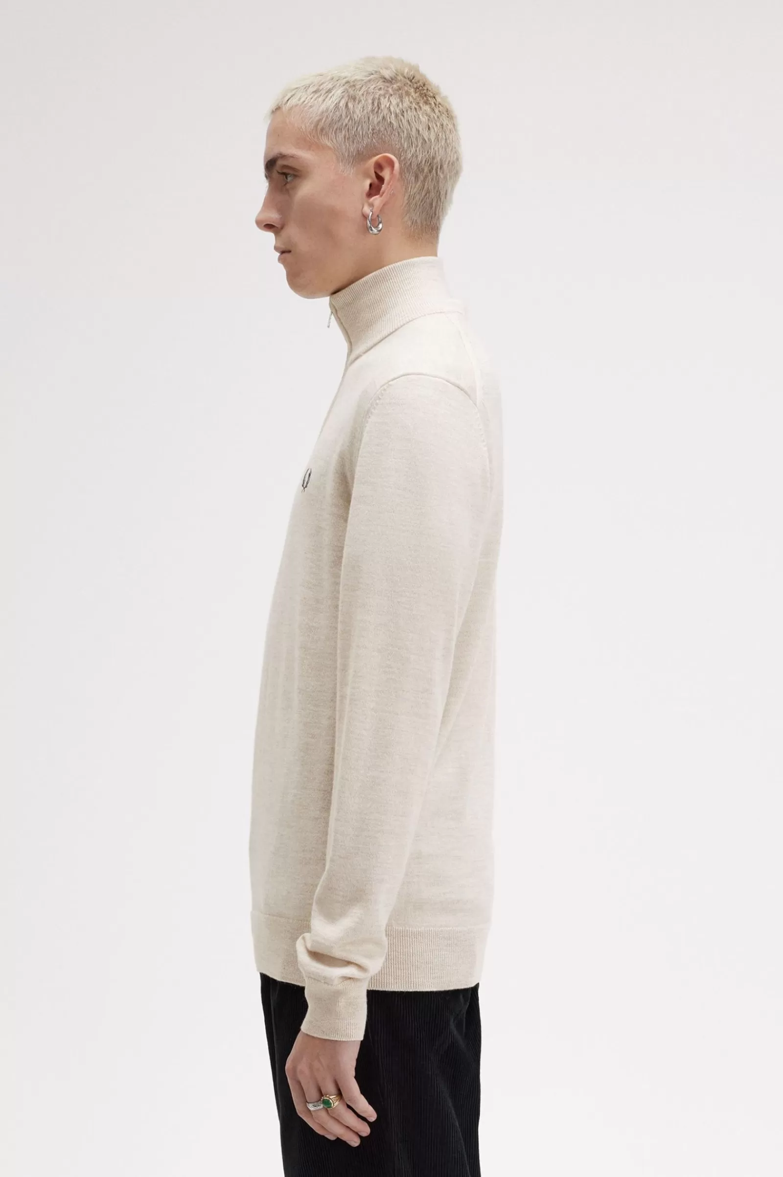 Fashion Classic Half Zip Jumper Knitwear
