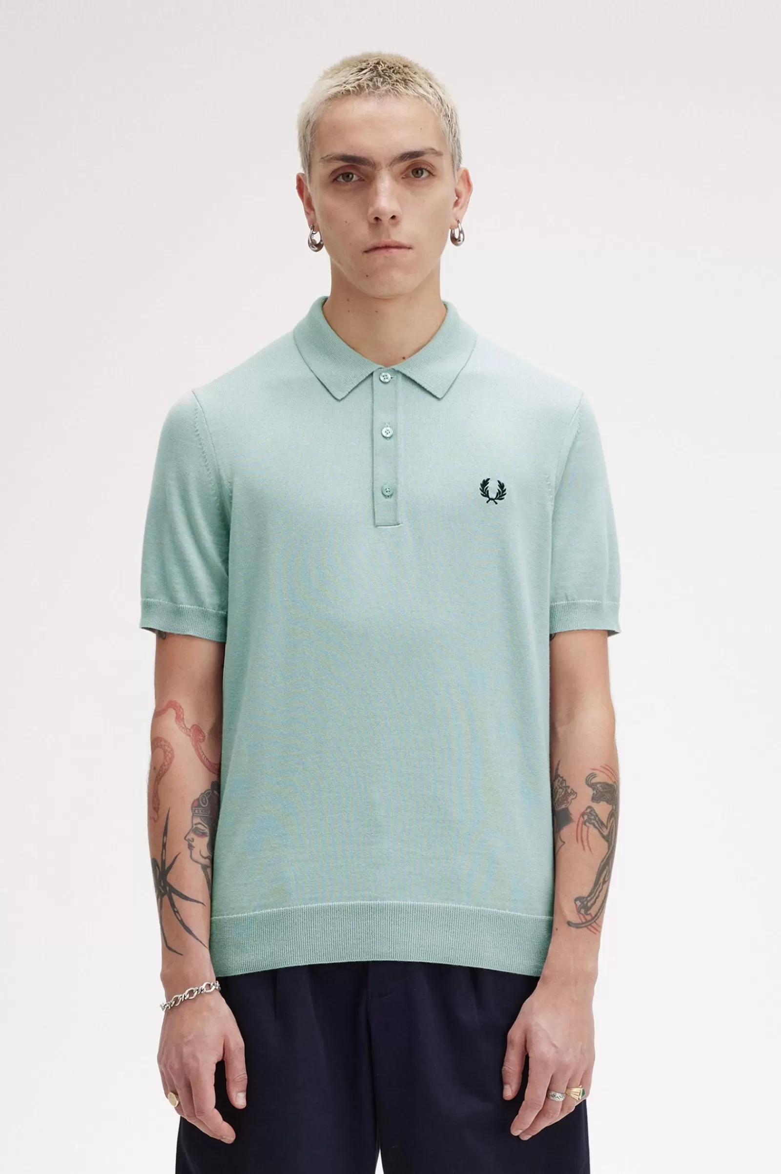 Clearance Classic Knitted Shirt Knitwear