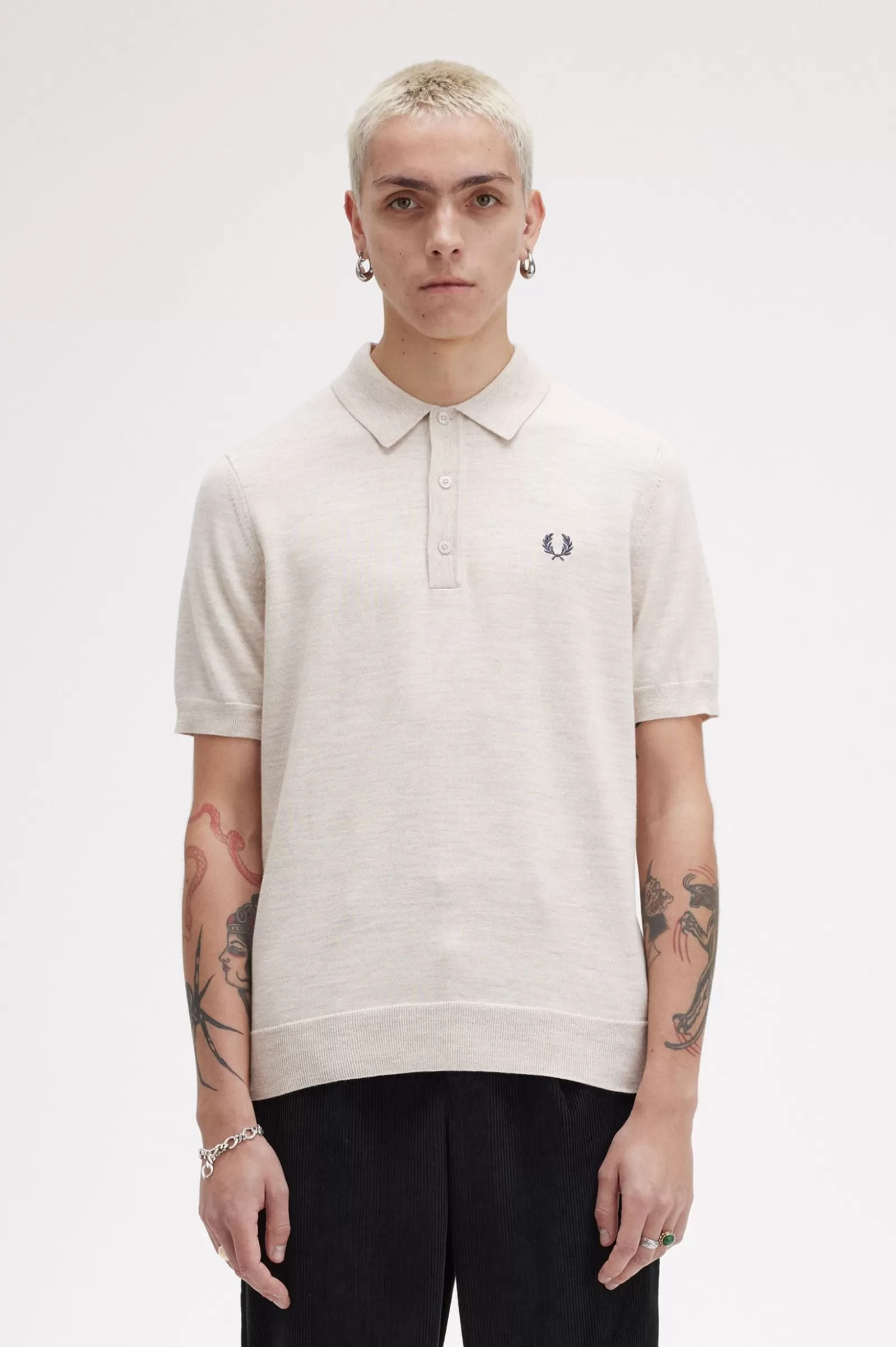 New Classic Knitted Shirt Knitwear