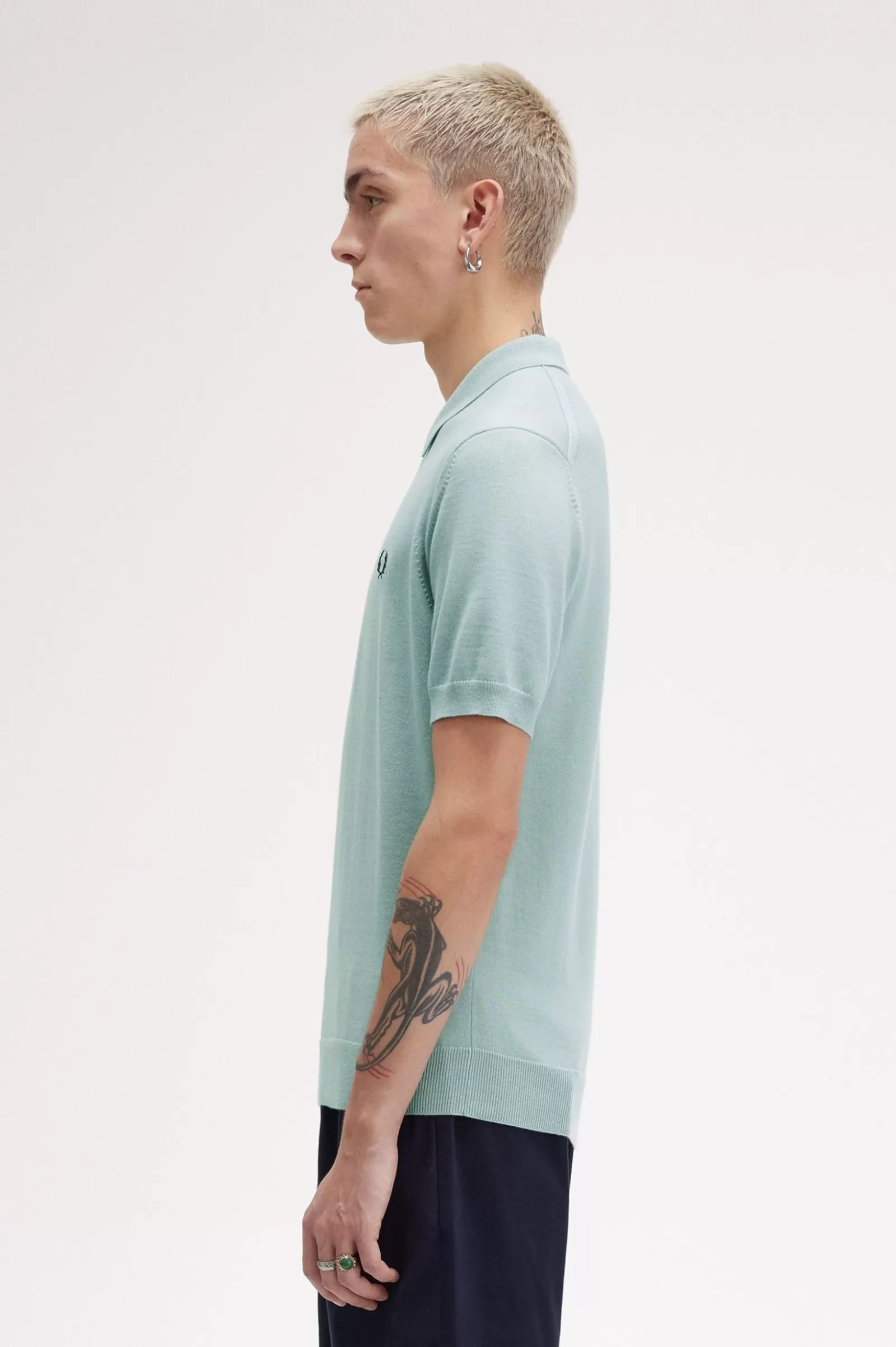 Clearance Classic Knitted Shirt Knitwear