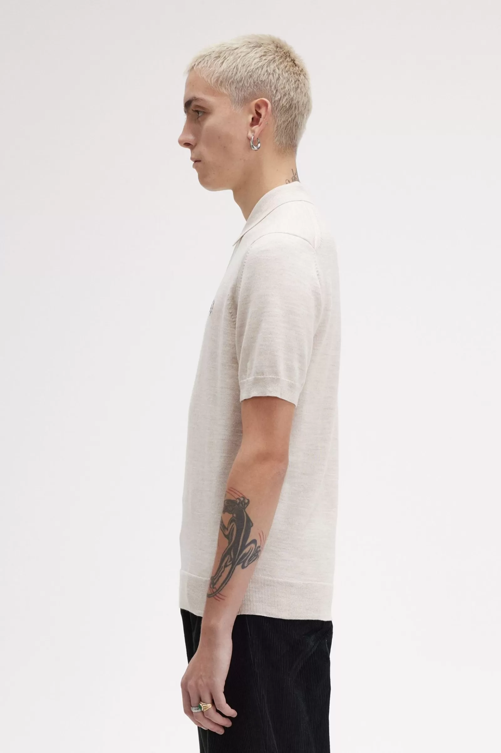 New Classic Knitted Shirt Knitwear