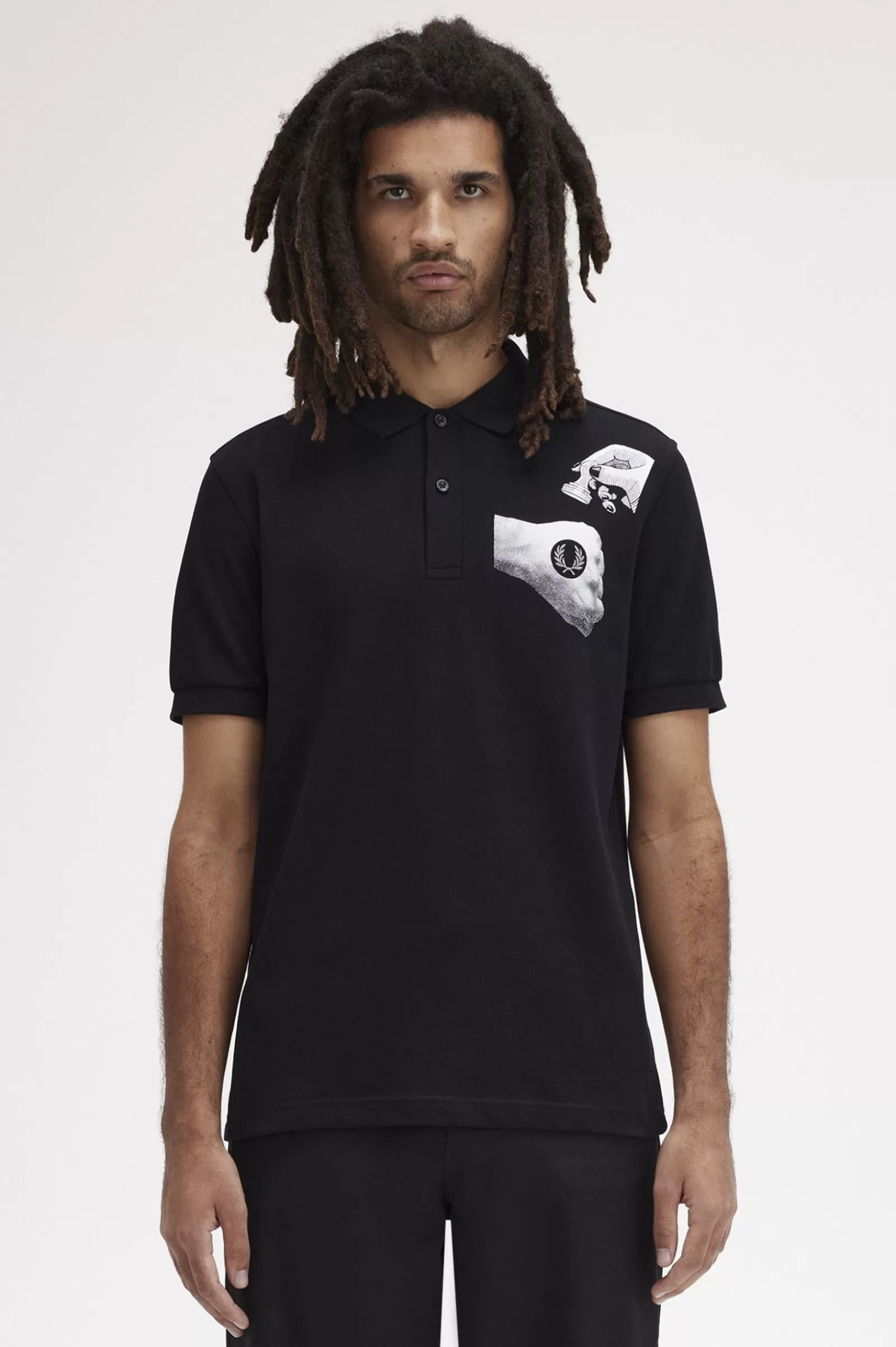 Flash Sale Collage Graphic Shirt Polo Shirts
