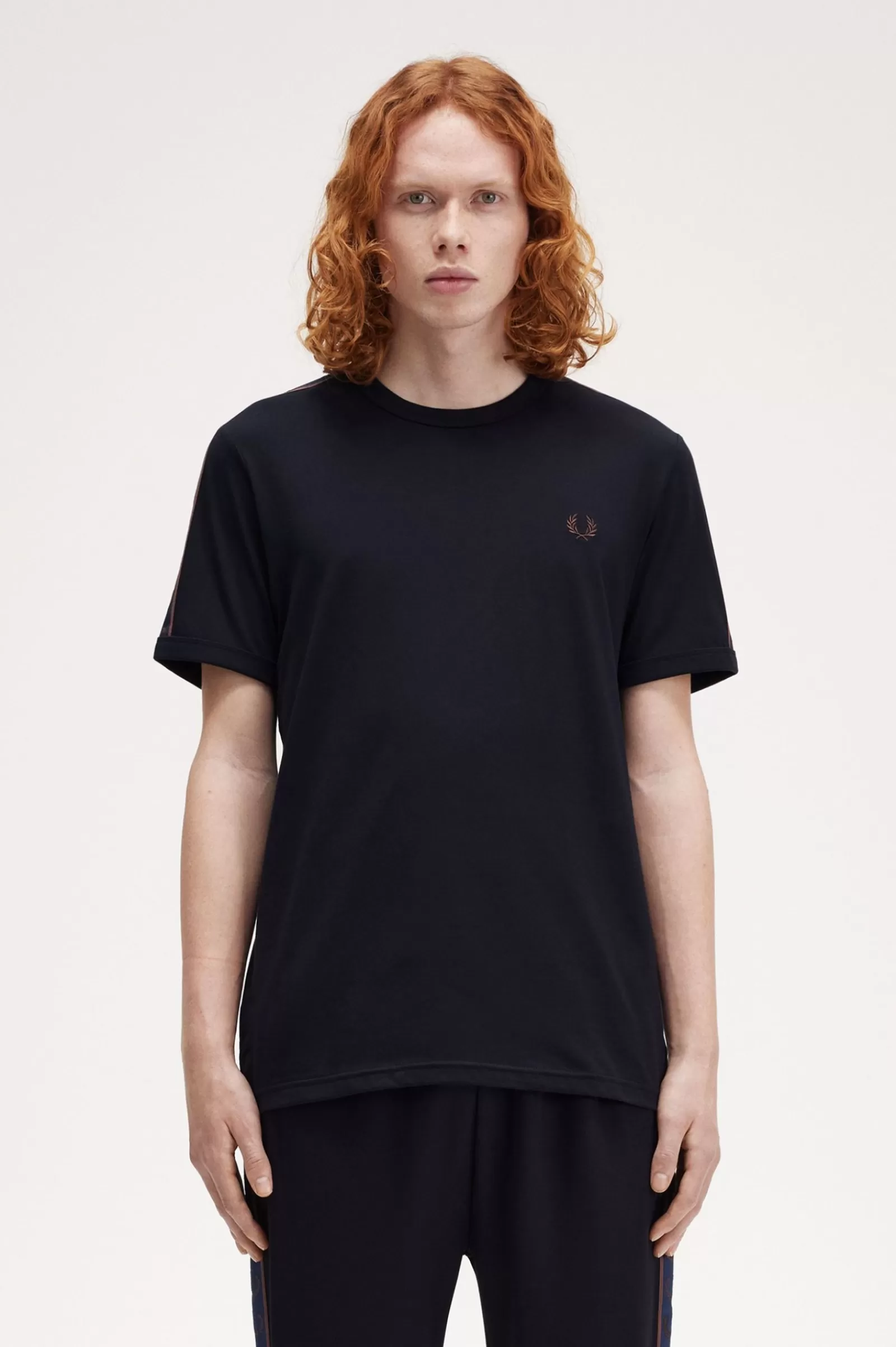 Cheap Contrast Tape Ringer T-Shirt T-Shirts