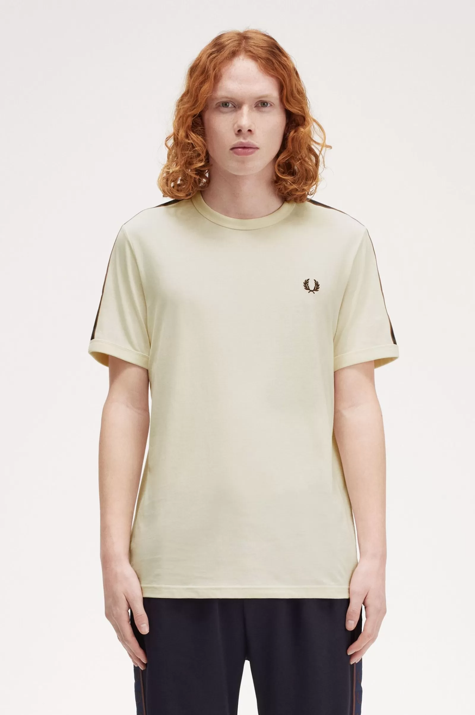 Sale Contrast Tape Ringer T-Shirt T-Shirts