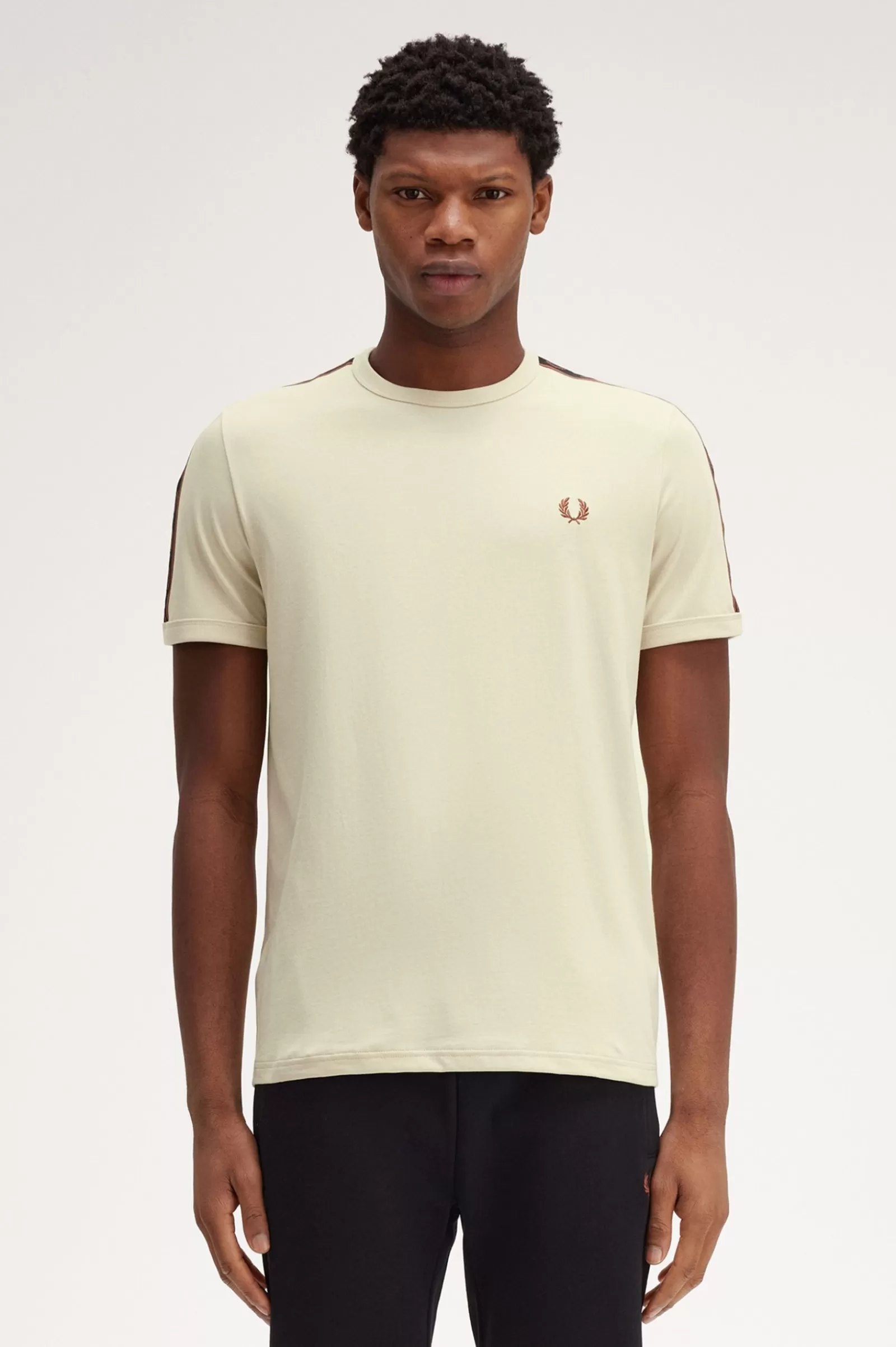 Online Contrast Tape Ringer T-Shirt T-Shirts