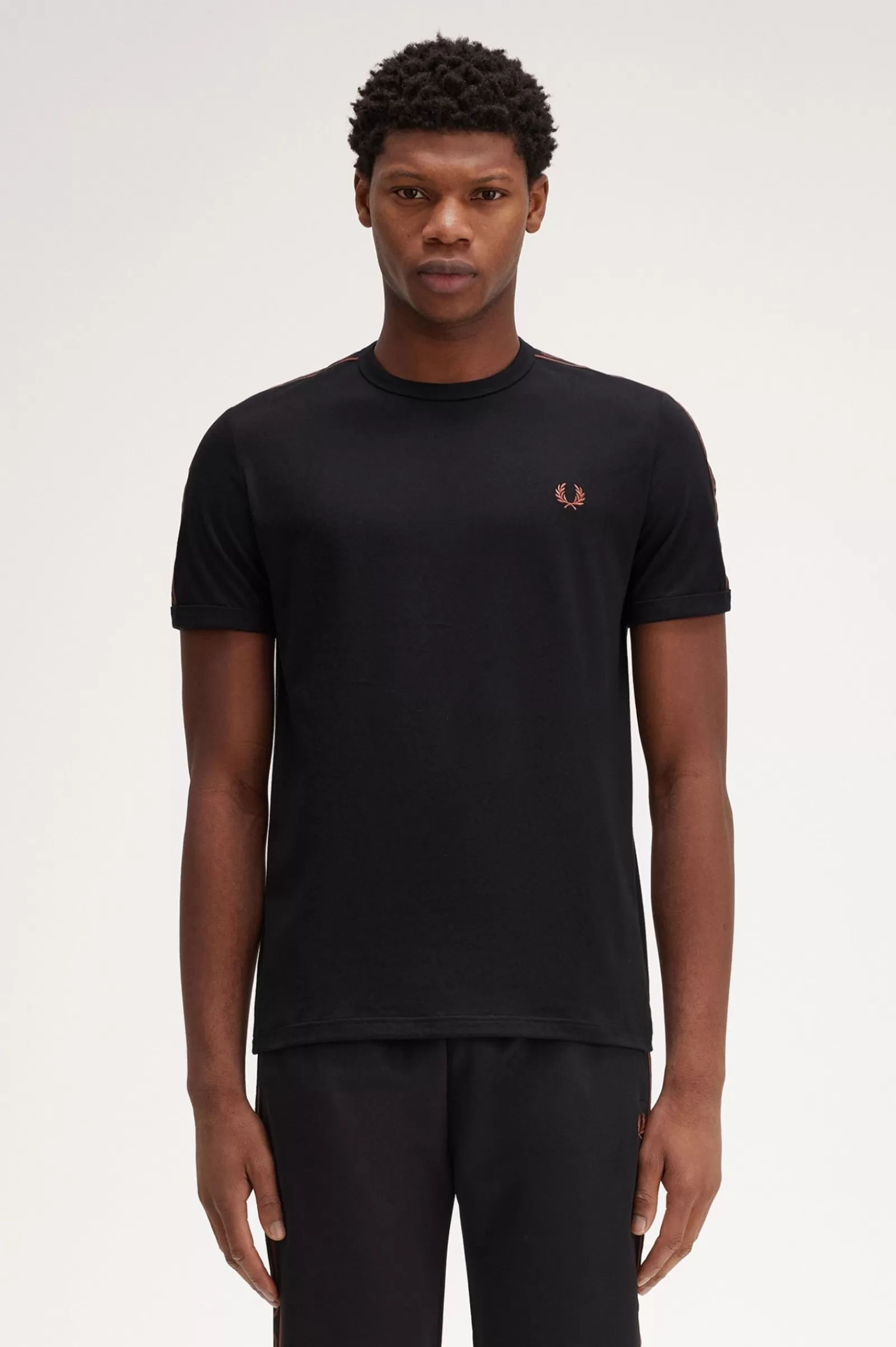 Online Contrast Tape Ringer T-Shirt T-Shirts