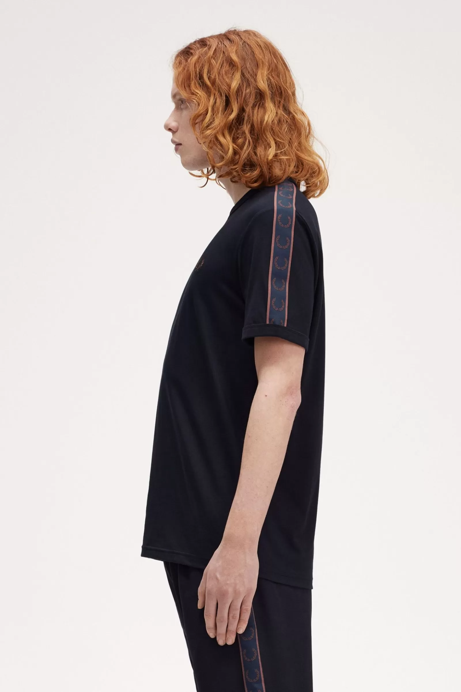 Cheap Contrast Tape Ringer T-Shirt T-Shirts