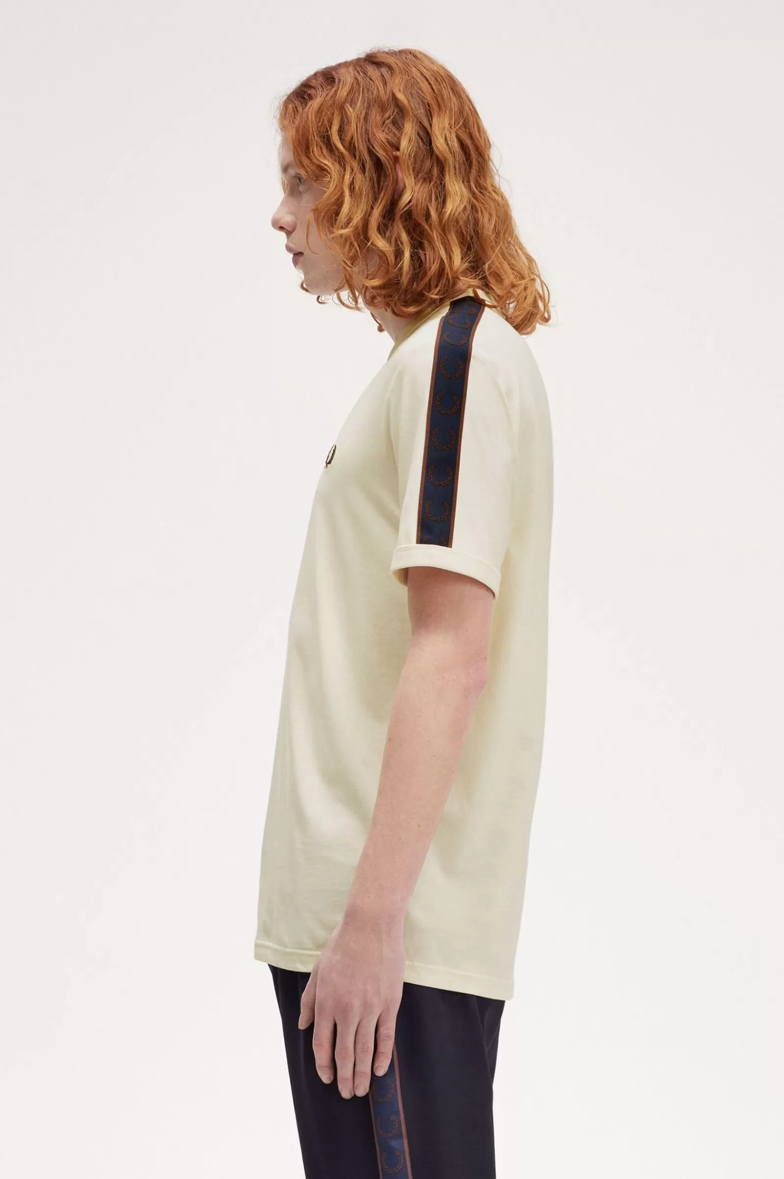 Sale Contrast Tape Ringer T-Shirt T-Shirts