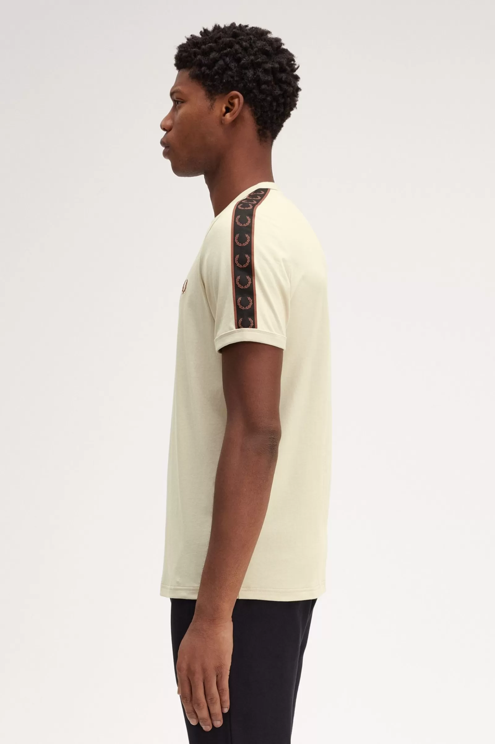 Online Contrast Tape Ringer T-Shirt T-Shirts