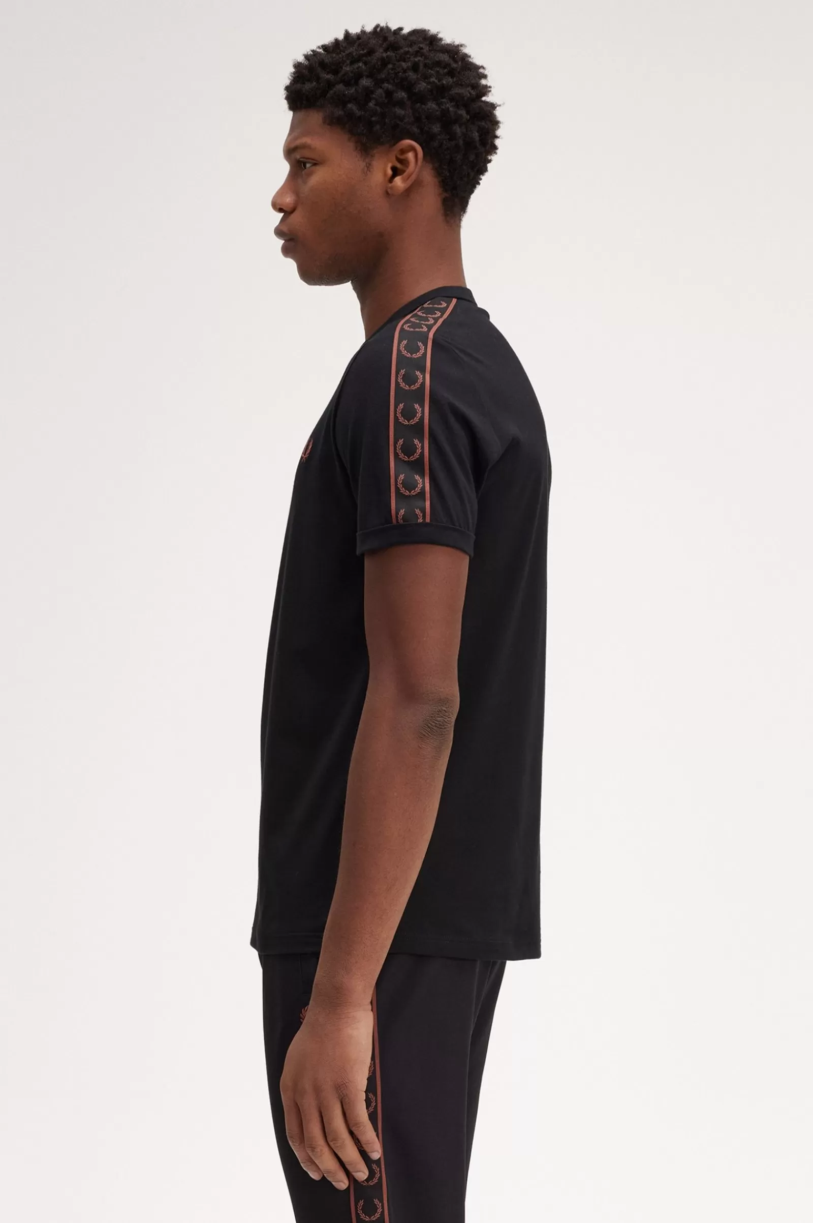 Online Contrast Tape Ringer T-Shirt T-Shirts