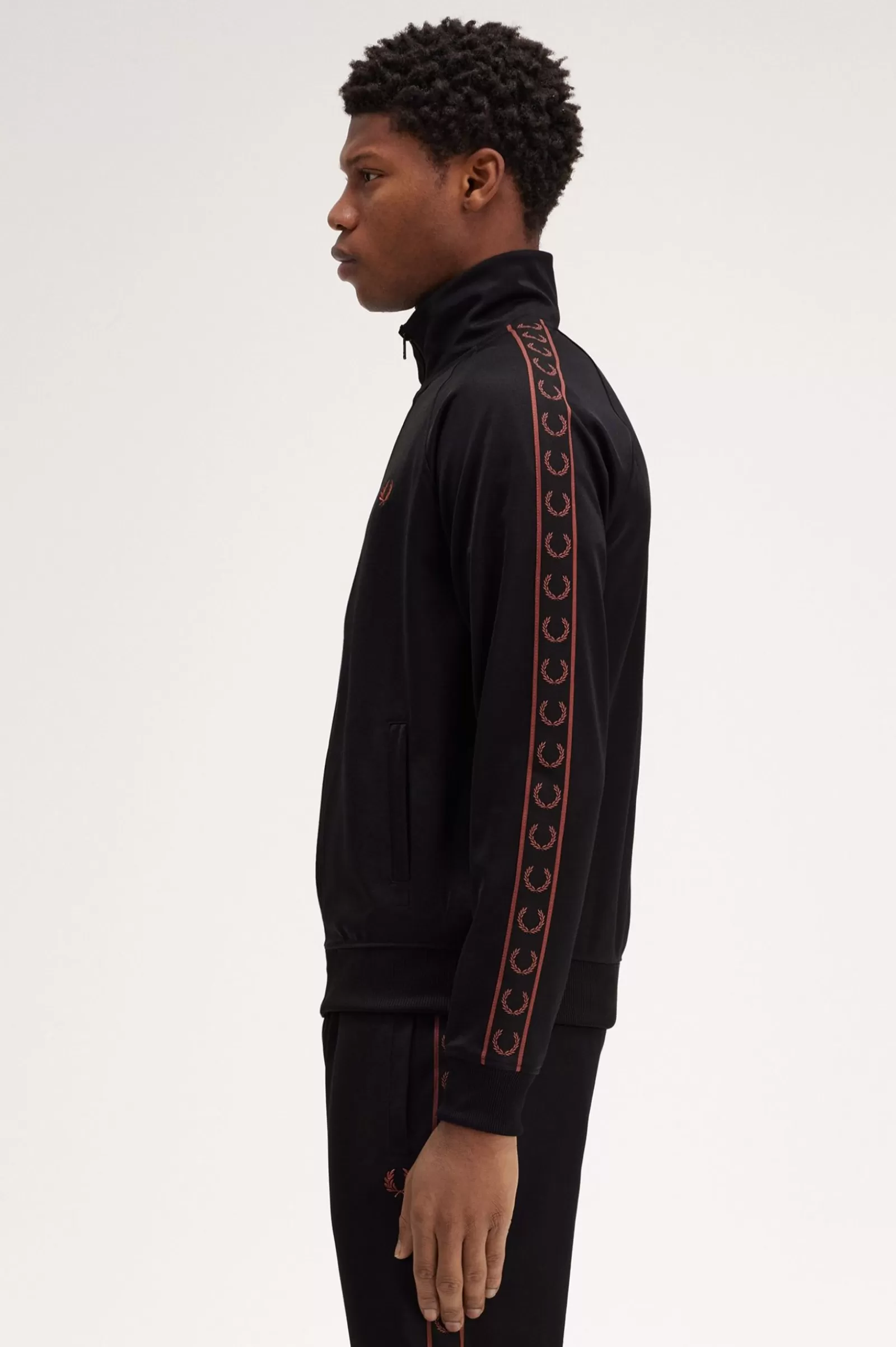 Fashion Contrast Tape Track Jacket Track Jackets | Tracksuits