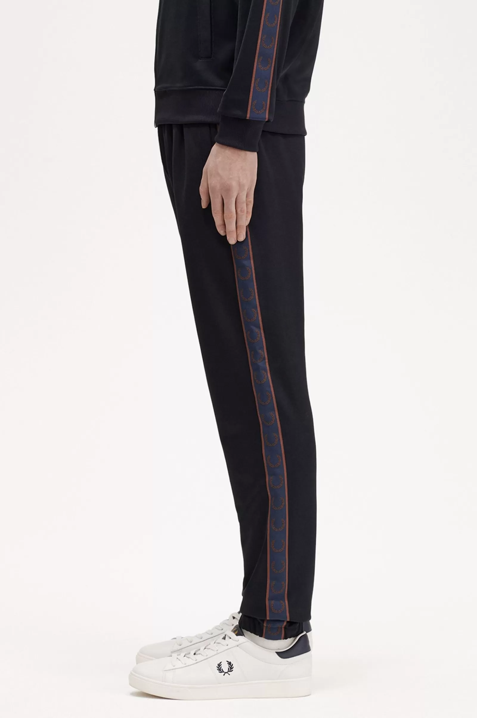 Fashion Contrast Tape Track Pants Trousers