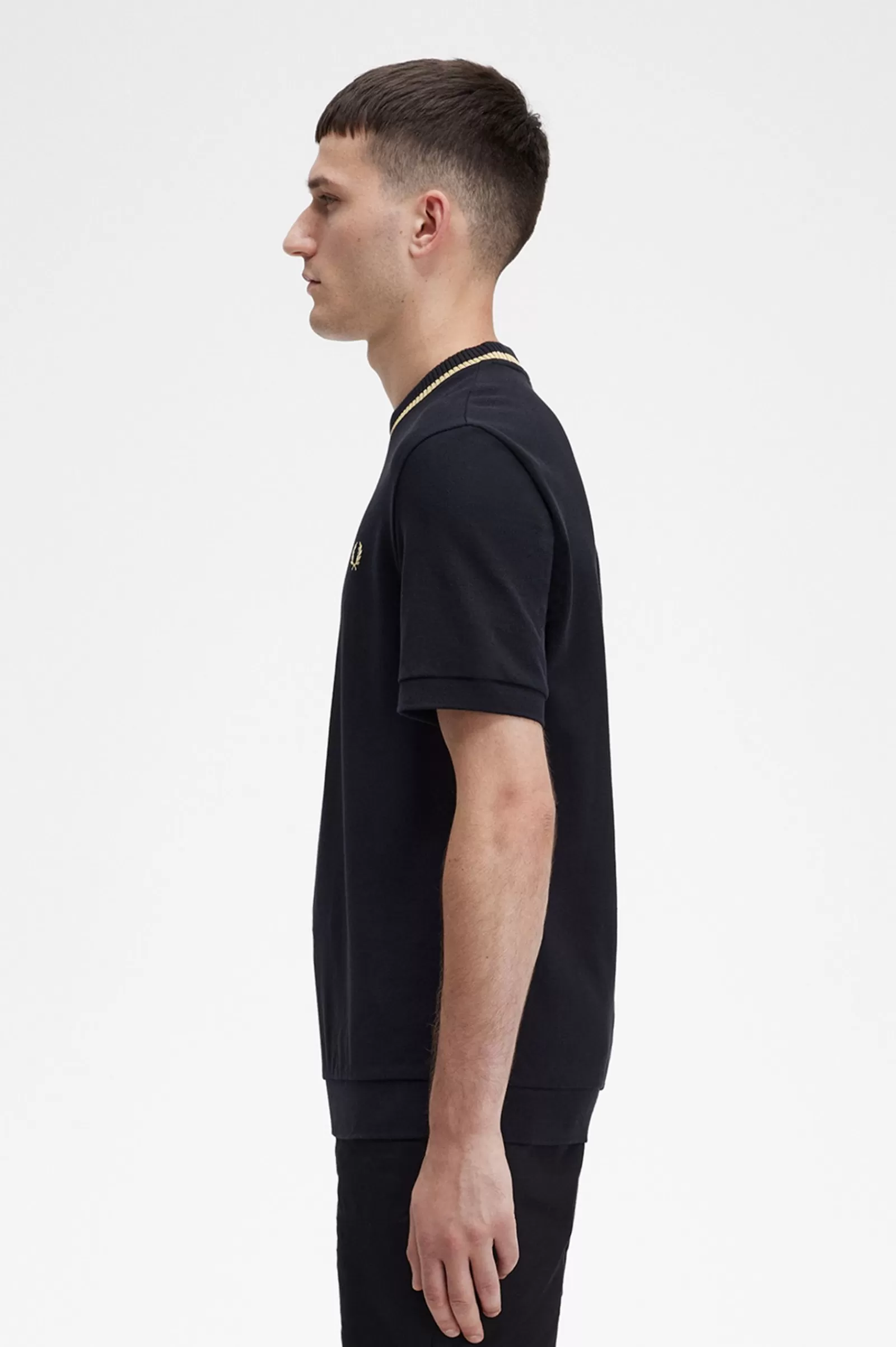 Online Crew Neck Piqué T-Shirt T-Shirts