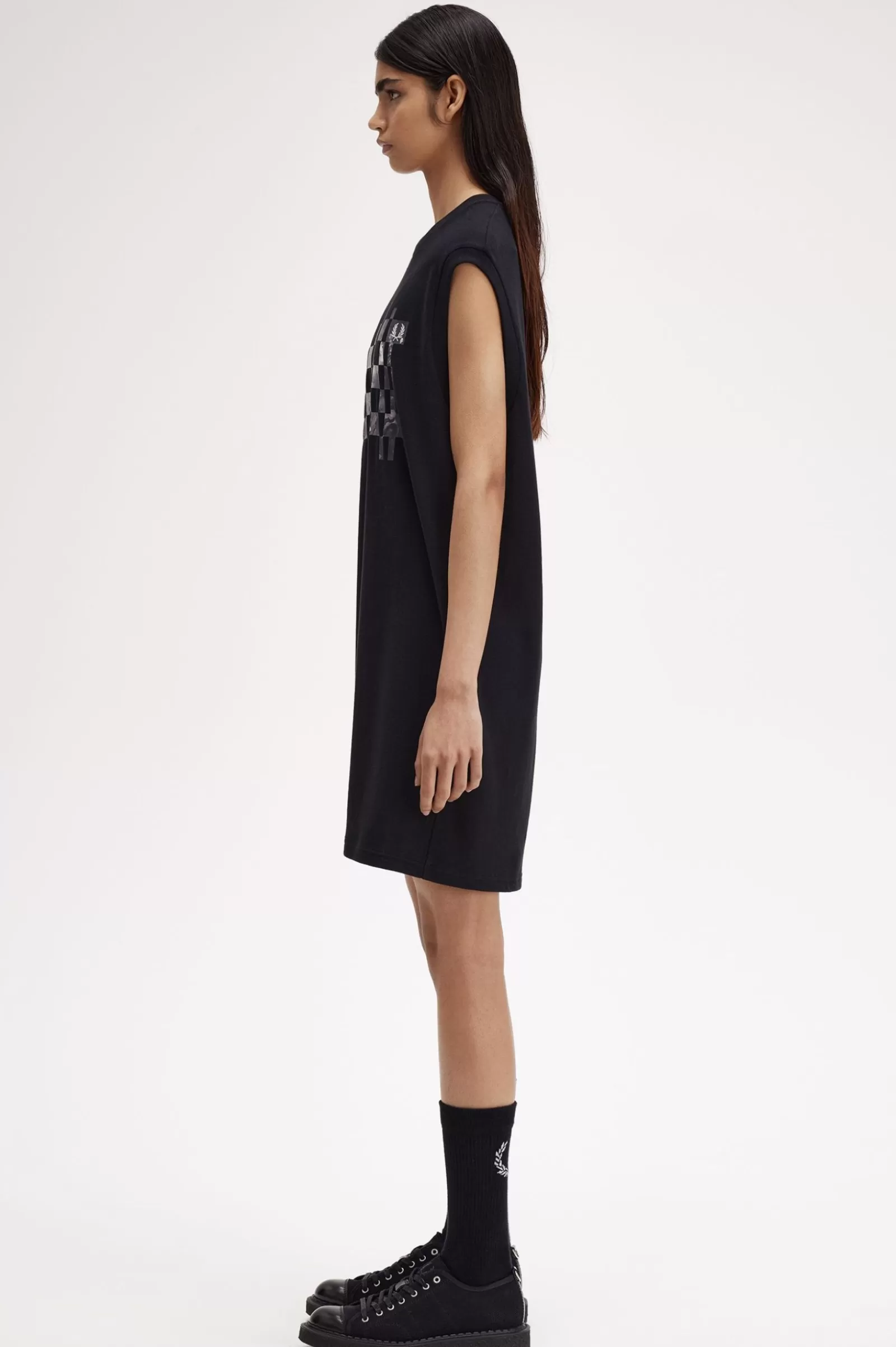 Best Sale Graphic Print Piqué Dress Women Dresses