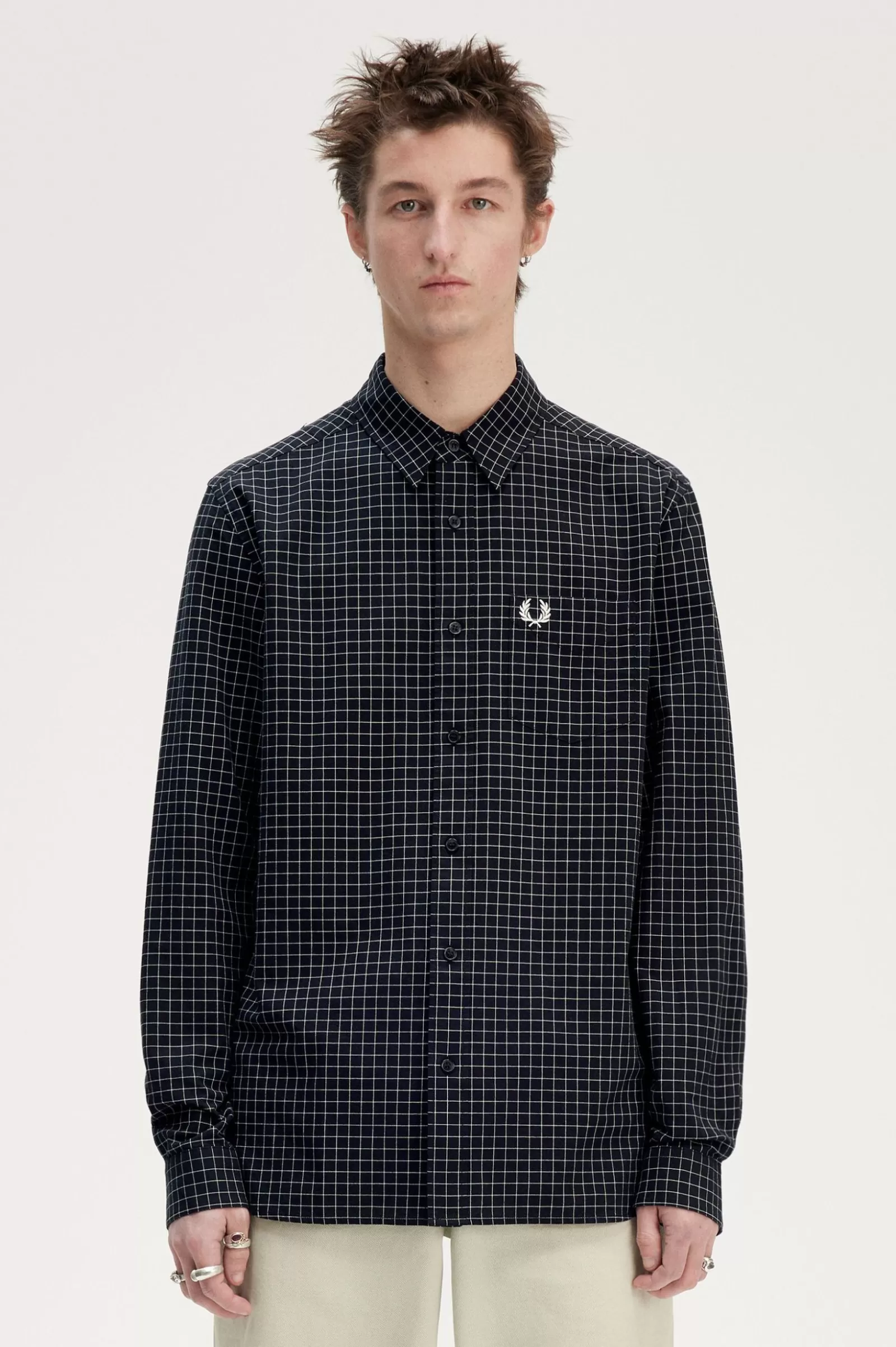 Sale Grid Check Shirt Shirts