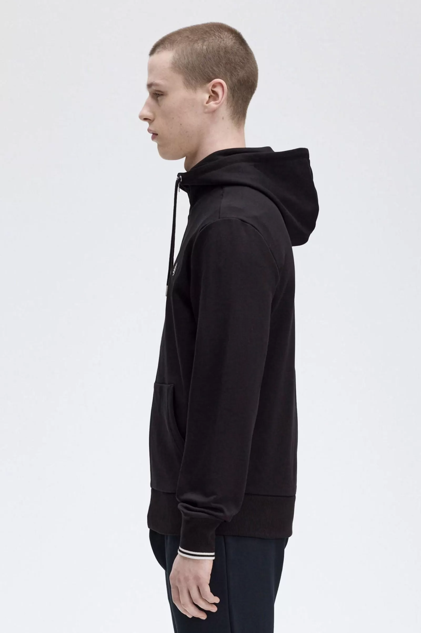 Outlet Hooded Zip Through Sweatshirt Sweatshirts