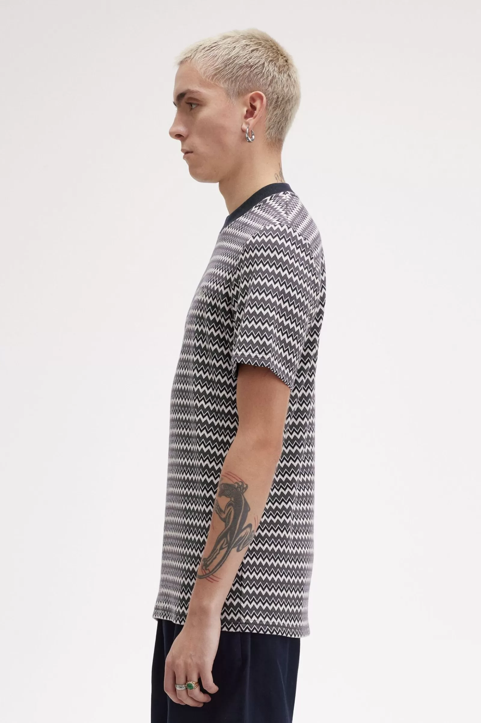 Fashion Jacquard T-Shirt T-Shirts