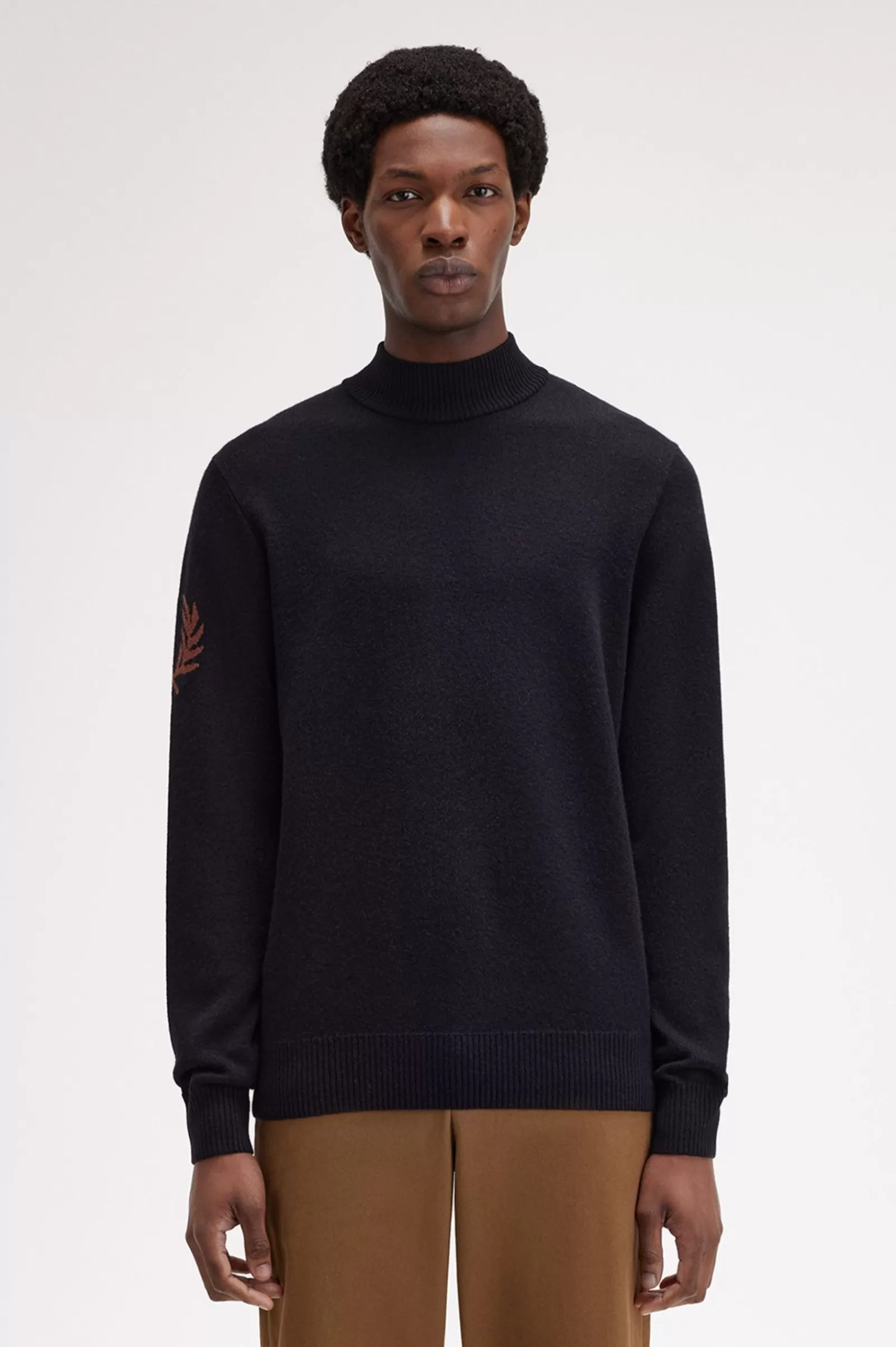 Shop Laurel Wreath Mock Neck Jumper Knitwear