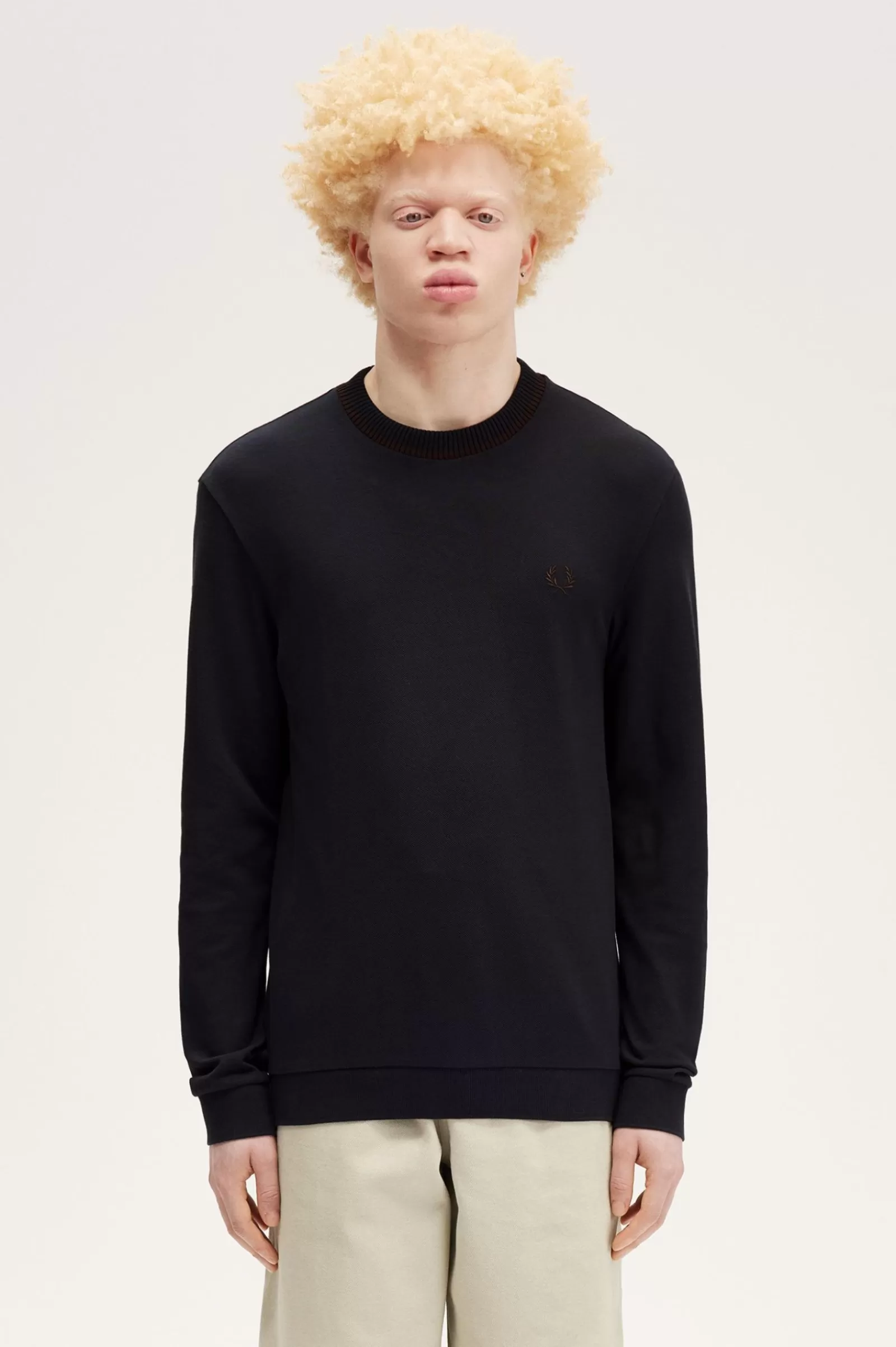 Outlet Long Sleeve Piqué T-Shirt T-Shirts