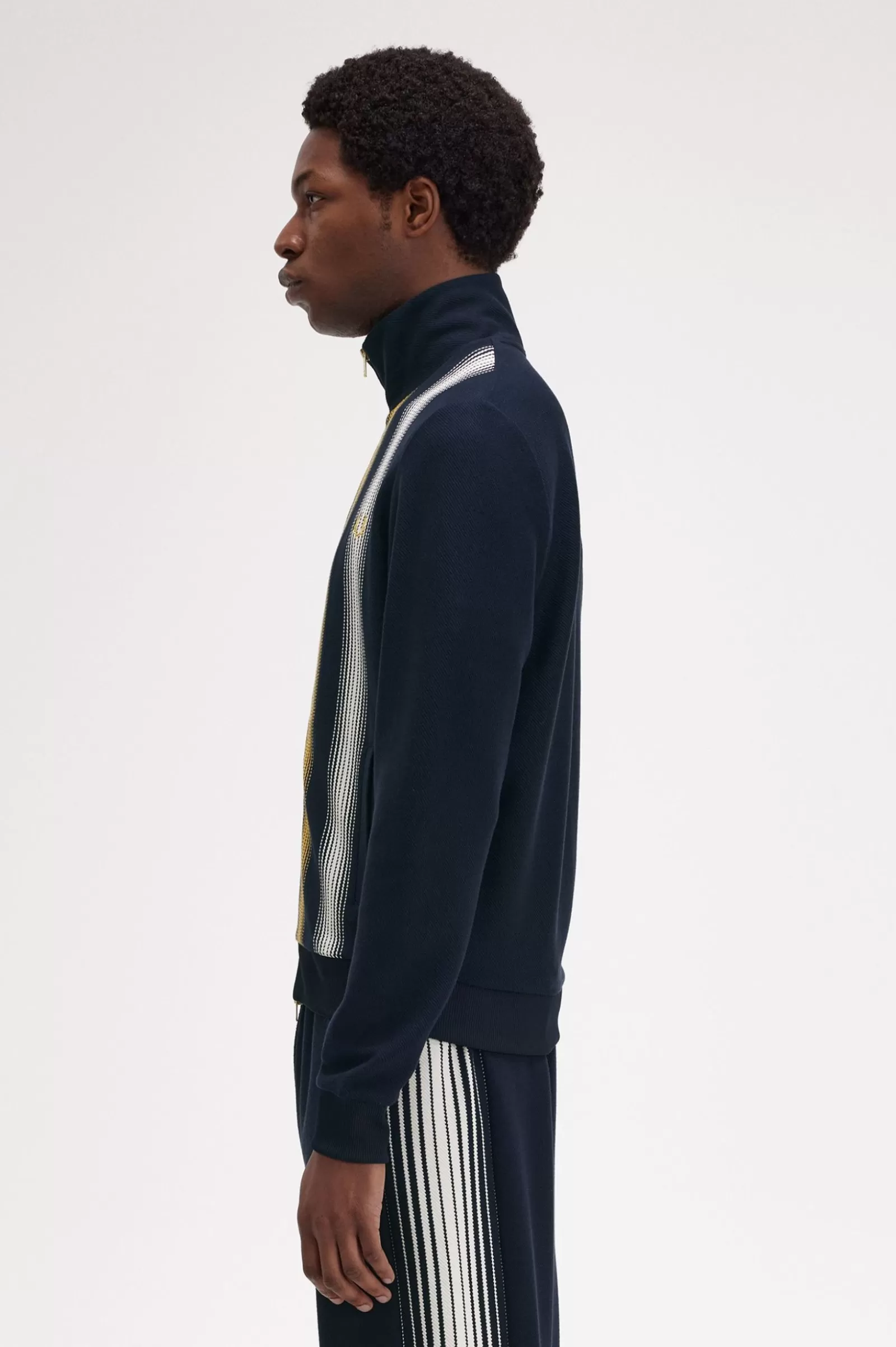 Discount Ombre Stripe Track Jacket Track Jackets