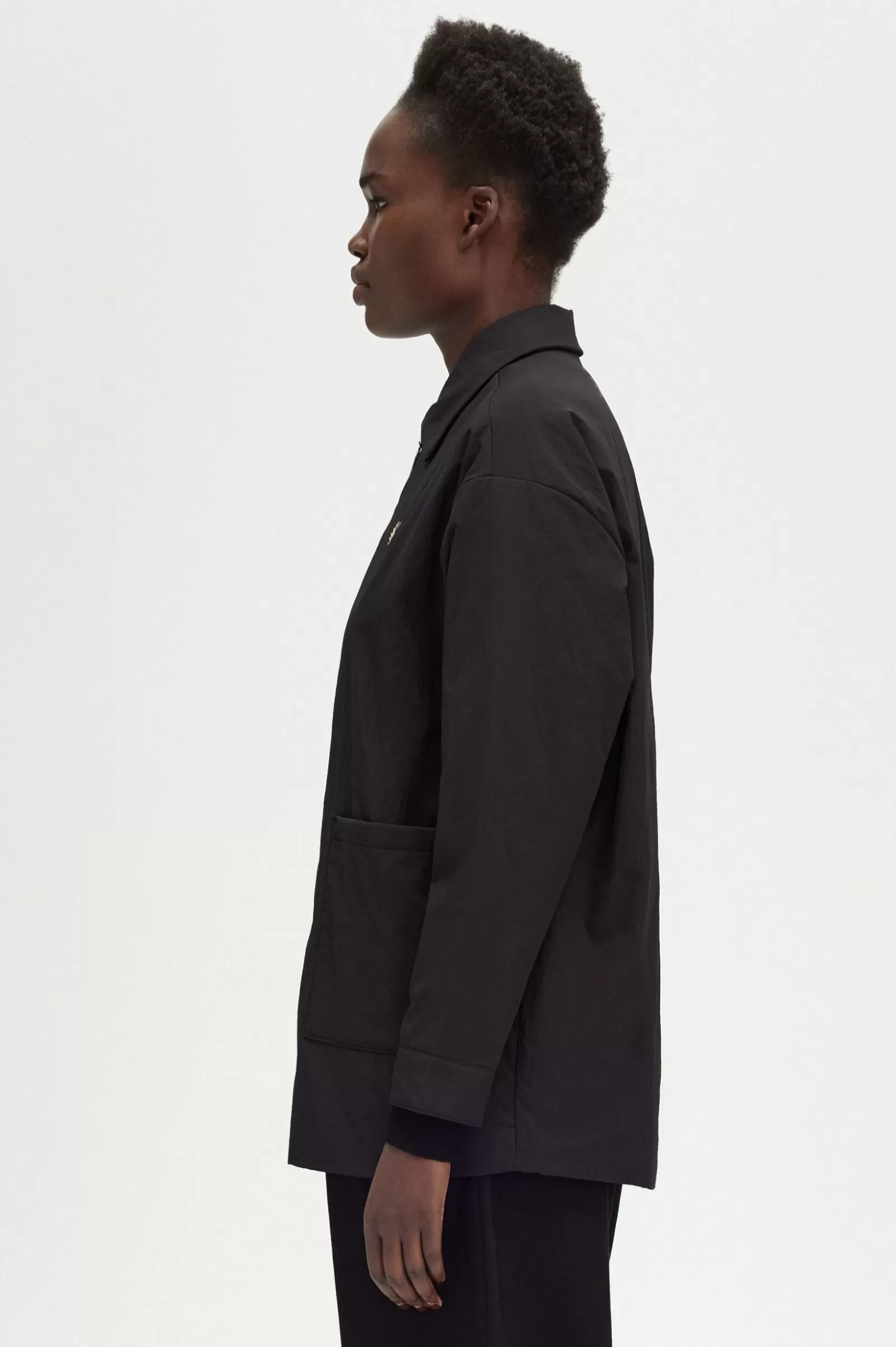 Sale Padded Zip-Through Overshirt Women Coats & Jackets