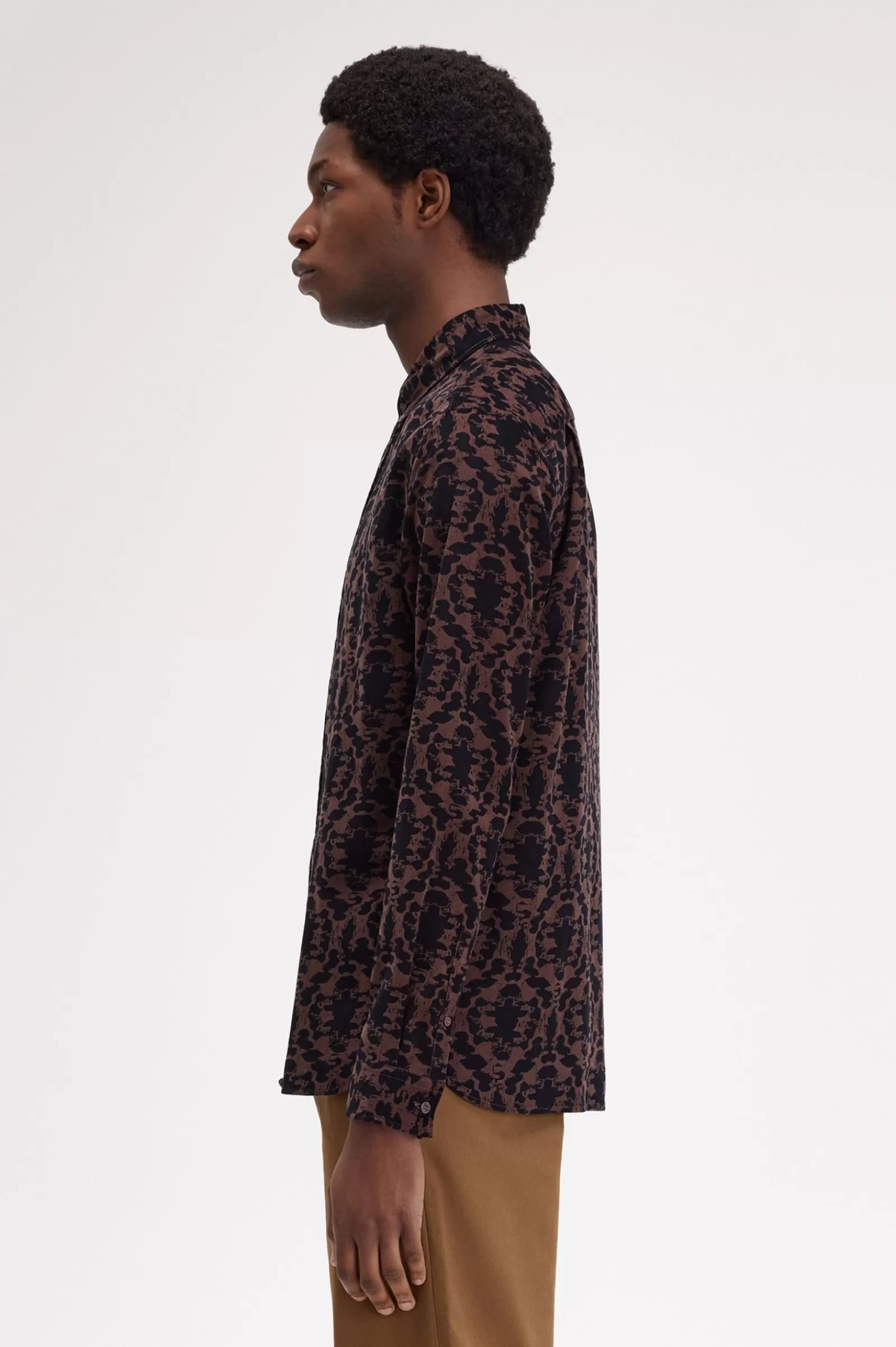 Store Repeat Print Corduroy Shirt Shirts
