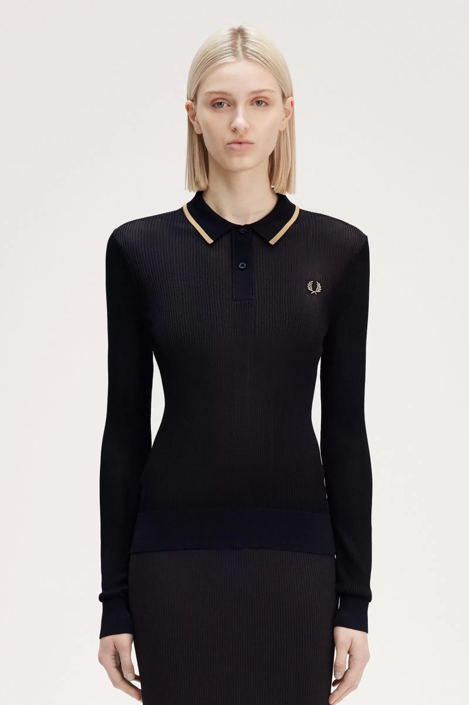 Sale Ribbed Knitted Shirt Women Knitwear