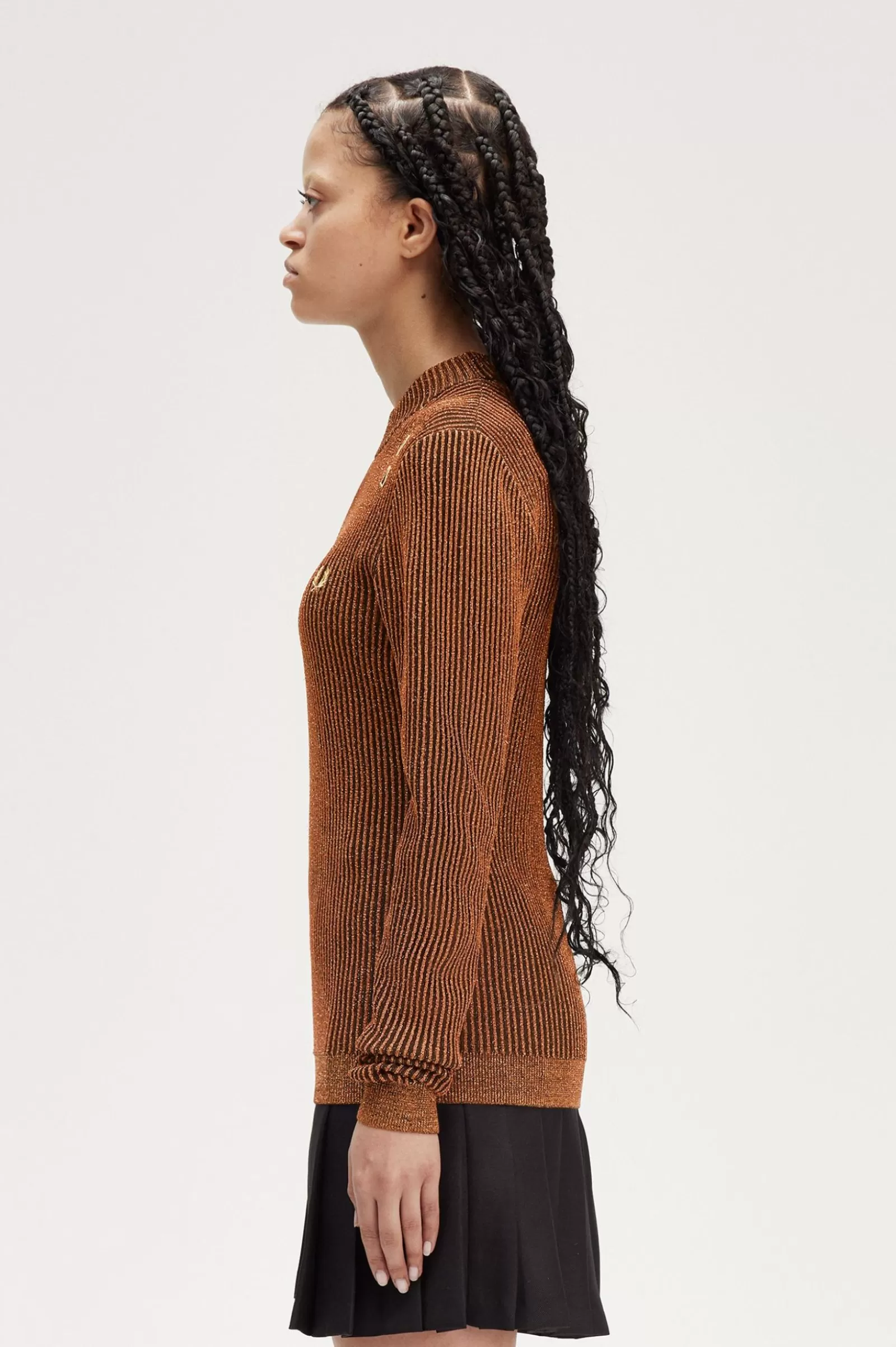 Best Ribbed Mock Neck Top Women Knitwear