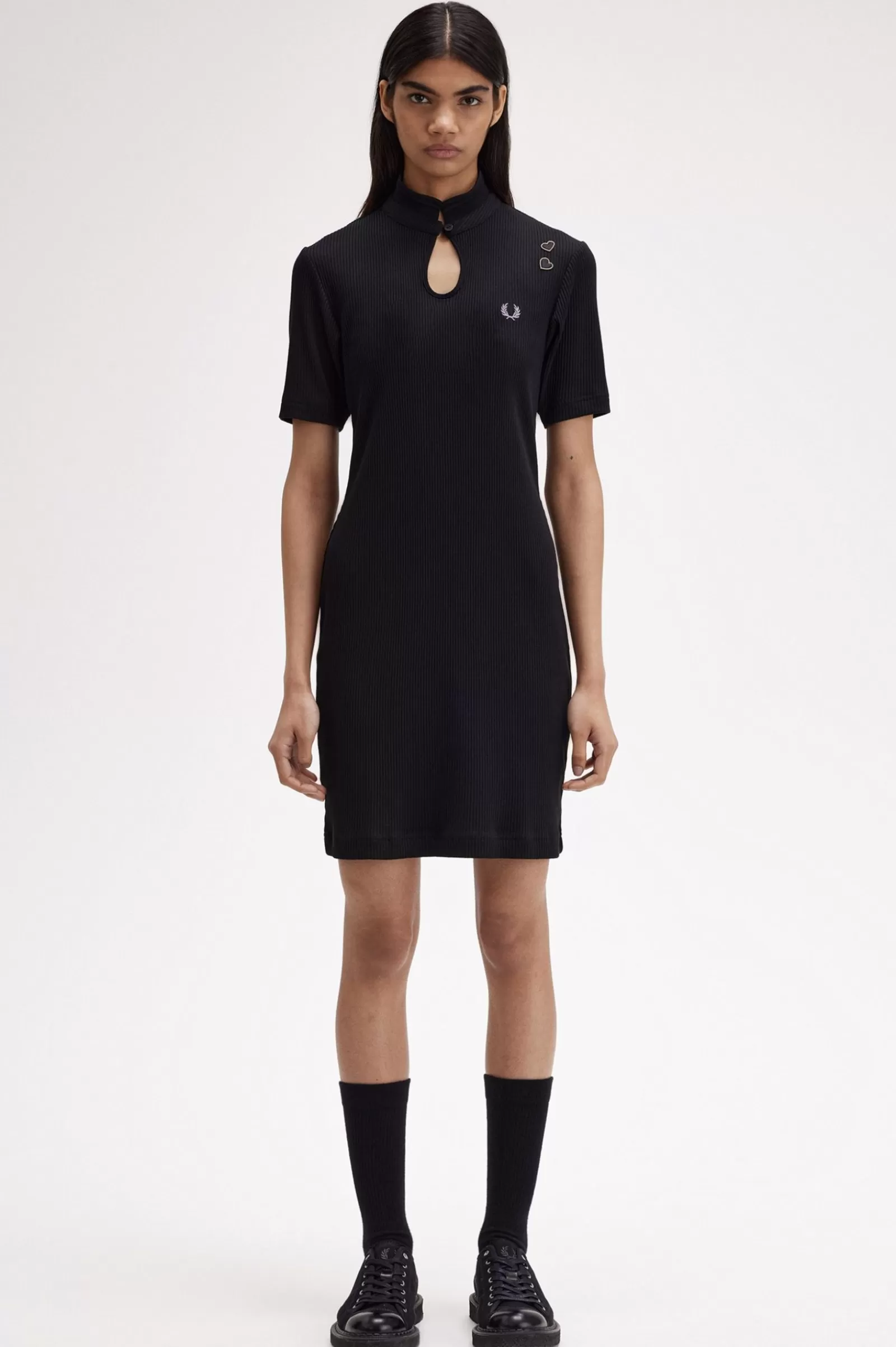 Shop Ribbed Polo Shirt Dress Women Dresses