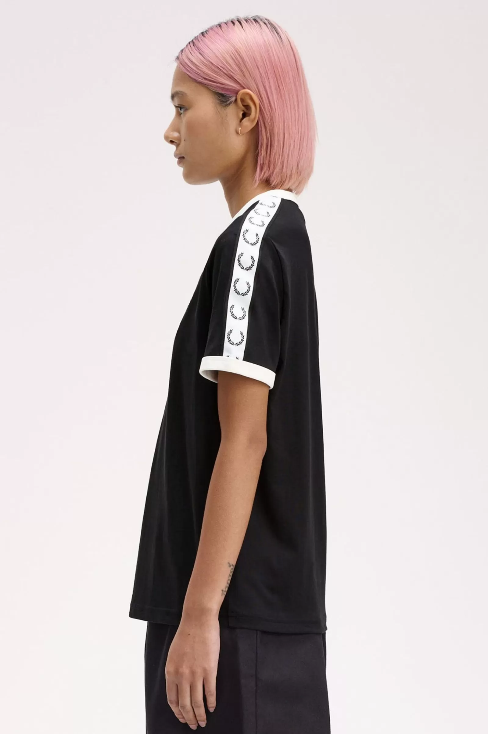 Flash Sale Taped Ringer T-Shirt Women T-Shirts & Tops