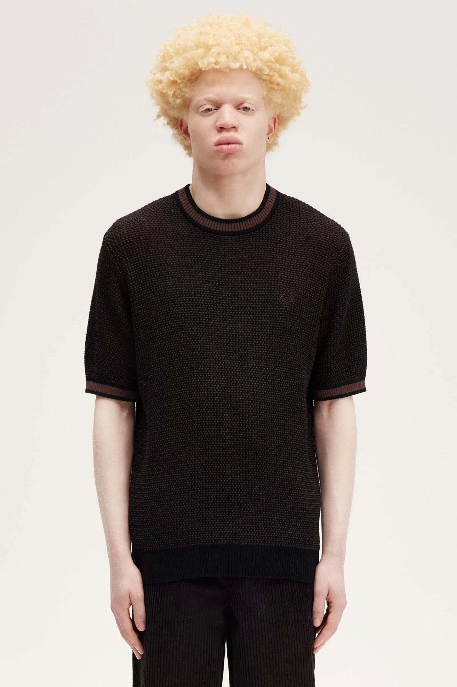 Shop Textured Knitted Shirt Knitwear