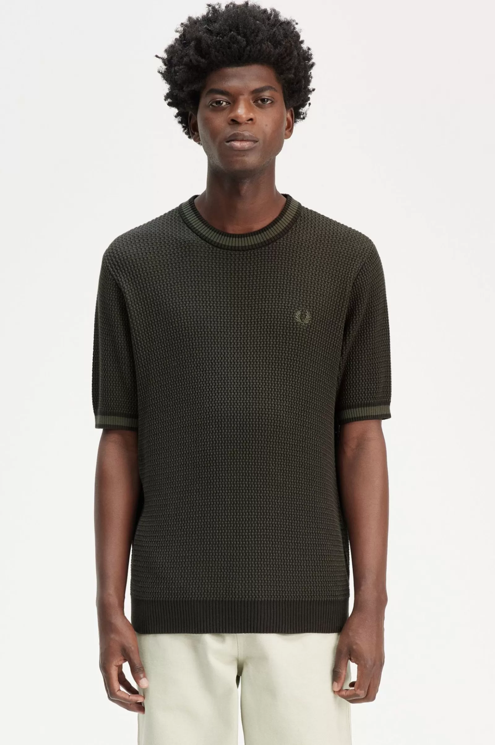 Best Sale Textured Knitted Shirt Knitwear