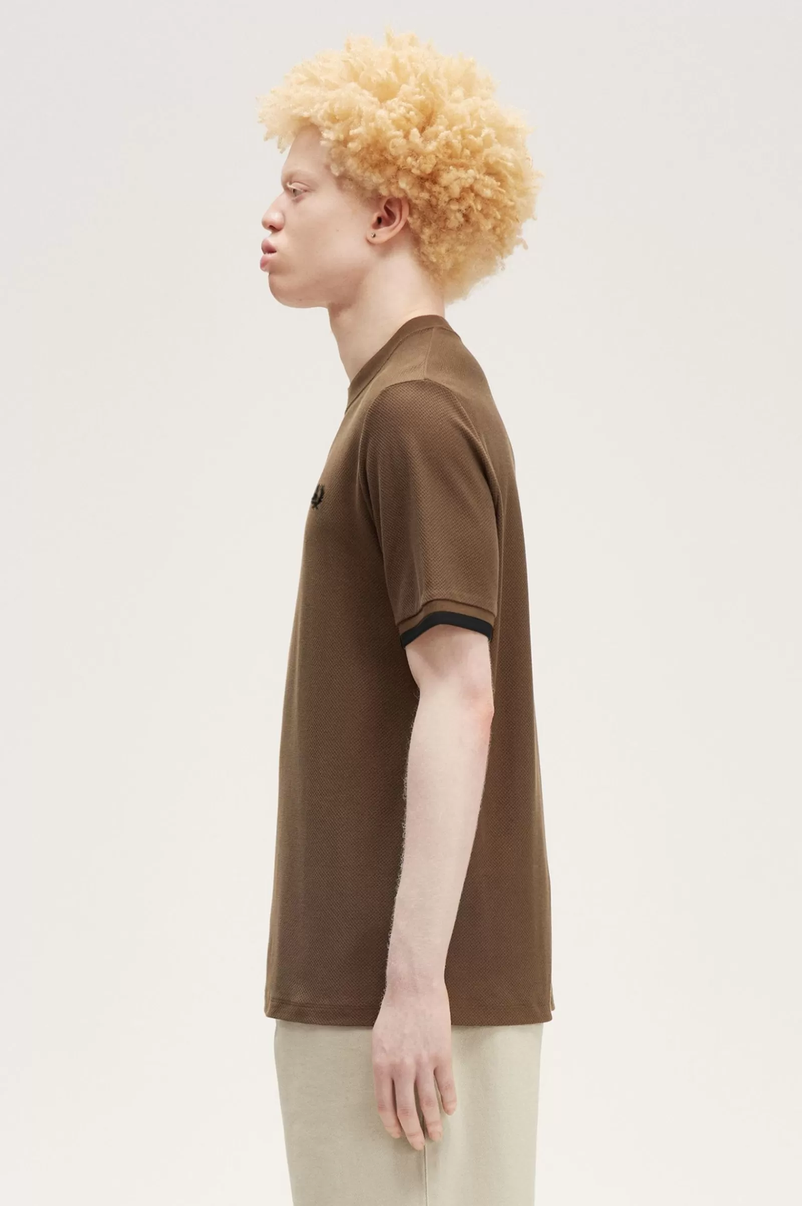 Outlet Tipped Cuff Piqué Shirt T-Shirts