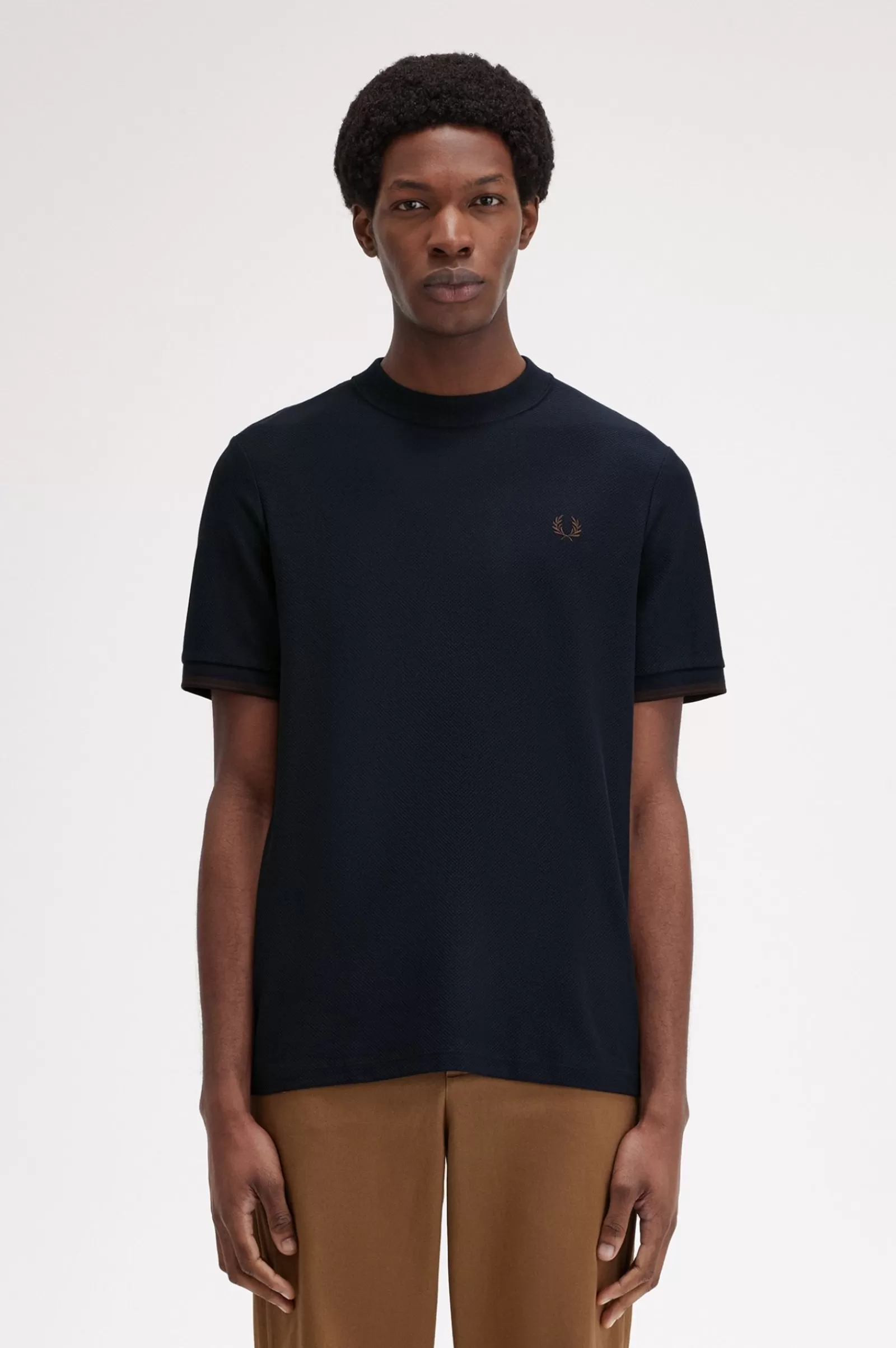 Sale Tipped Cuff Piqué T-Shirt T-Shirts