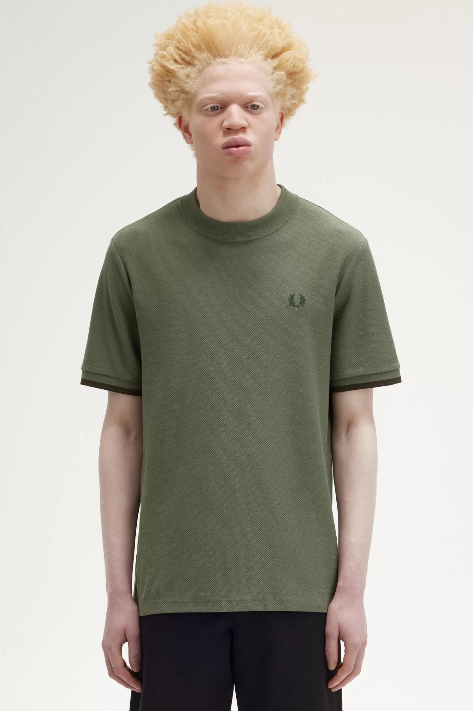 Discount Tipped Cuff Piqué T-Shirt T-Shirts