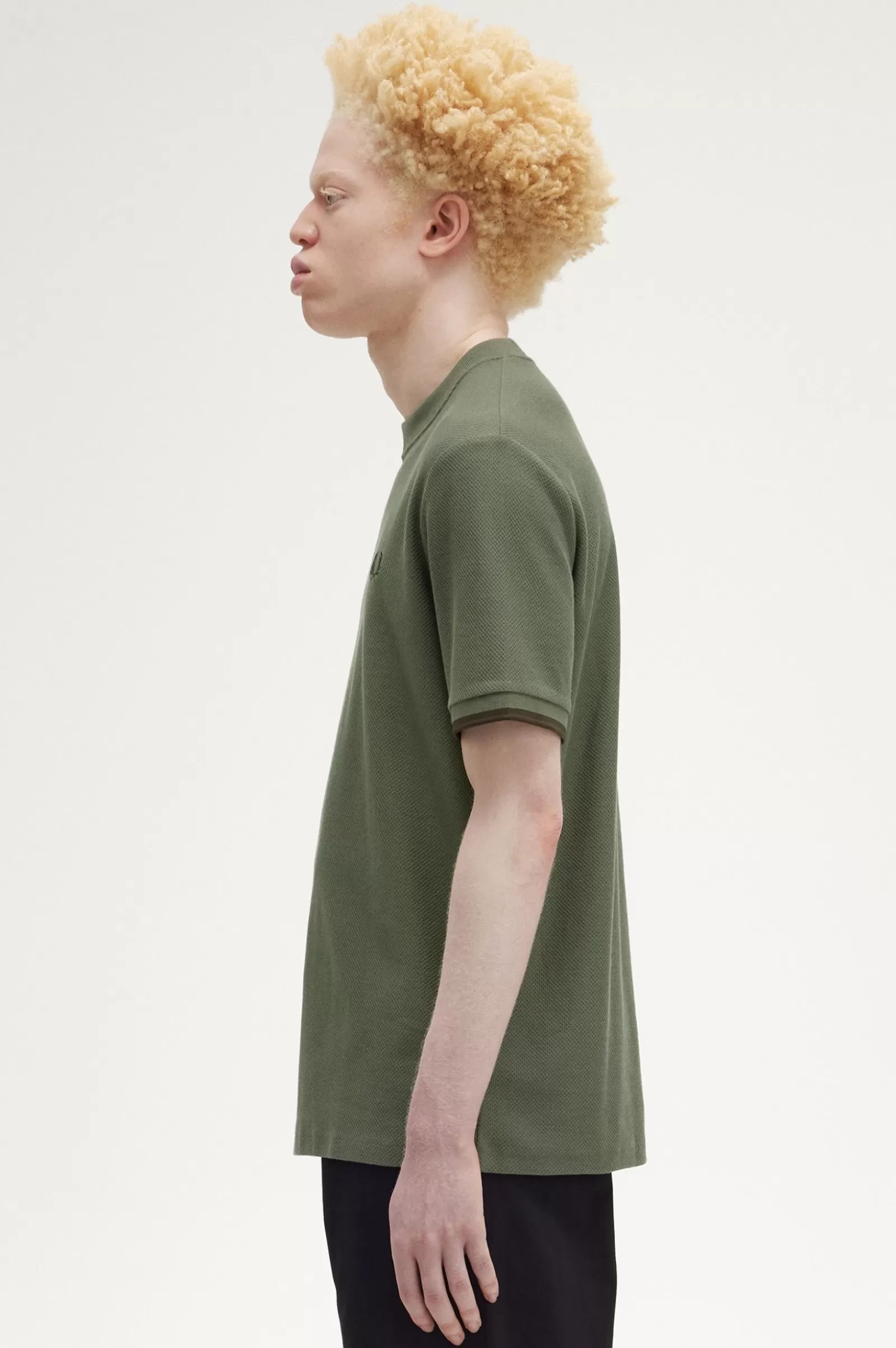 Discount Tipped Cuff Piqué T-Shirt T-Shirts