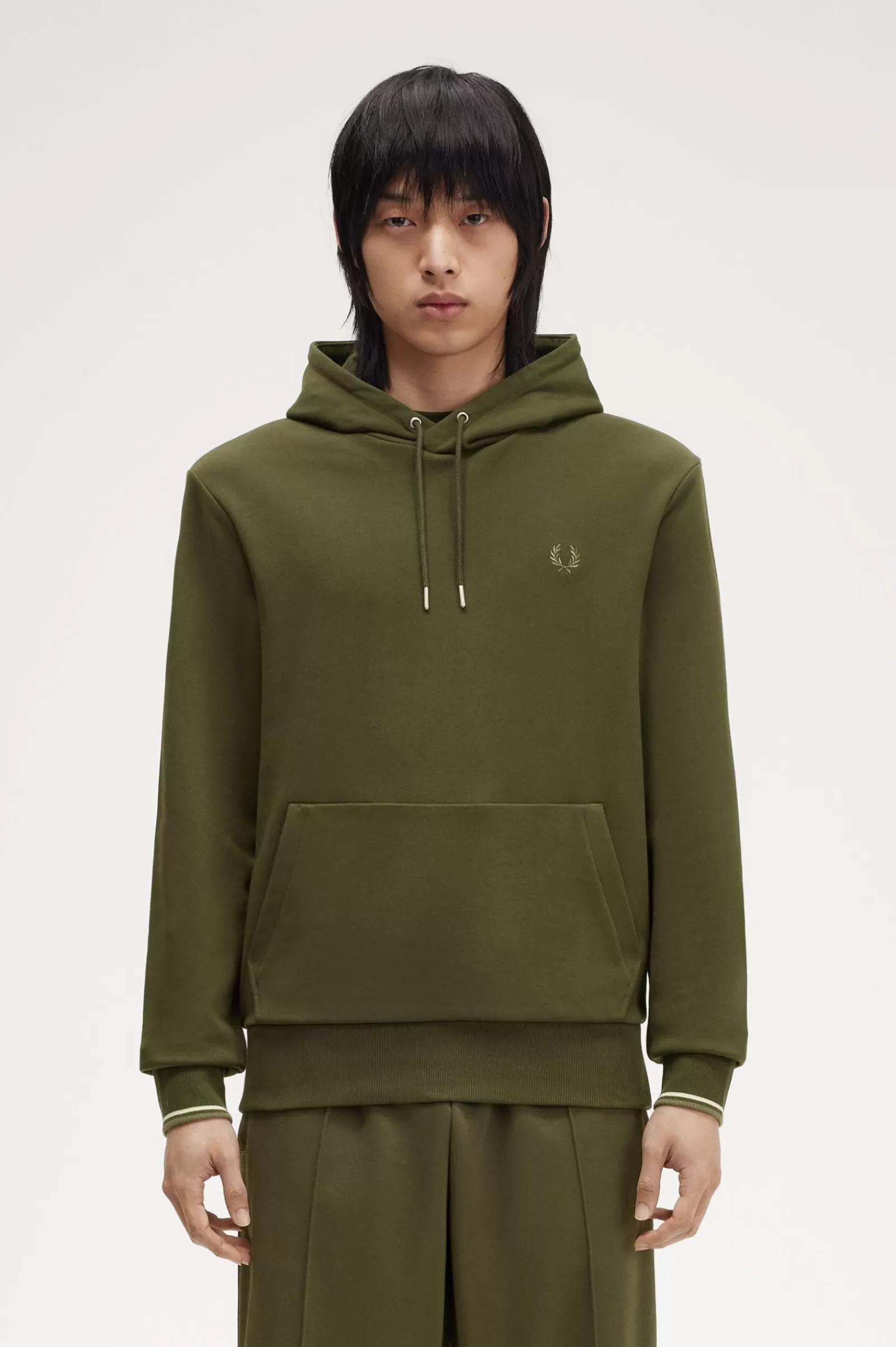 Best Sale Tipped Hooded Sweatshirt Sweatshirts