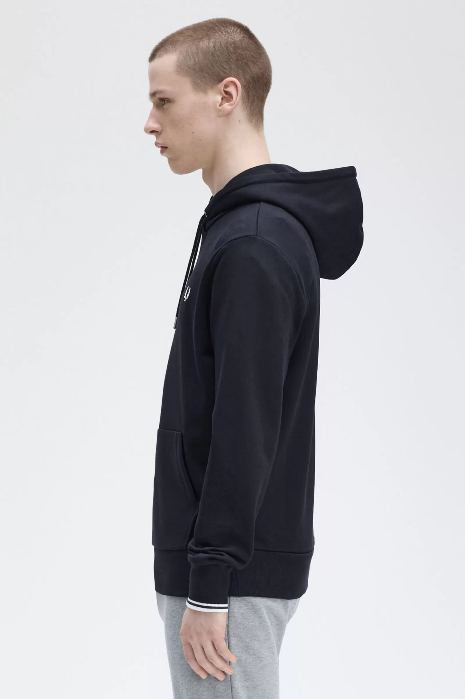 Store Tipped Hooded Sweatshirt Sweatshirts