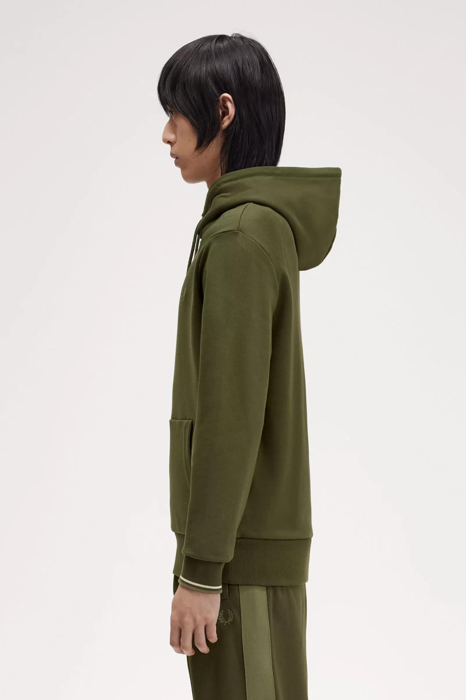 Best Sale Tipped Hooded Sweatshirt Sweatshirts