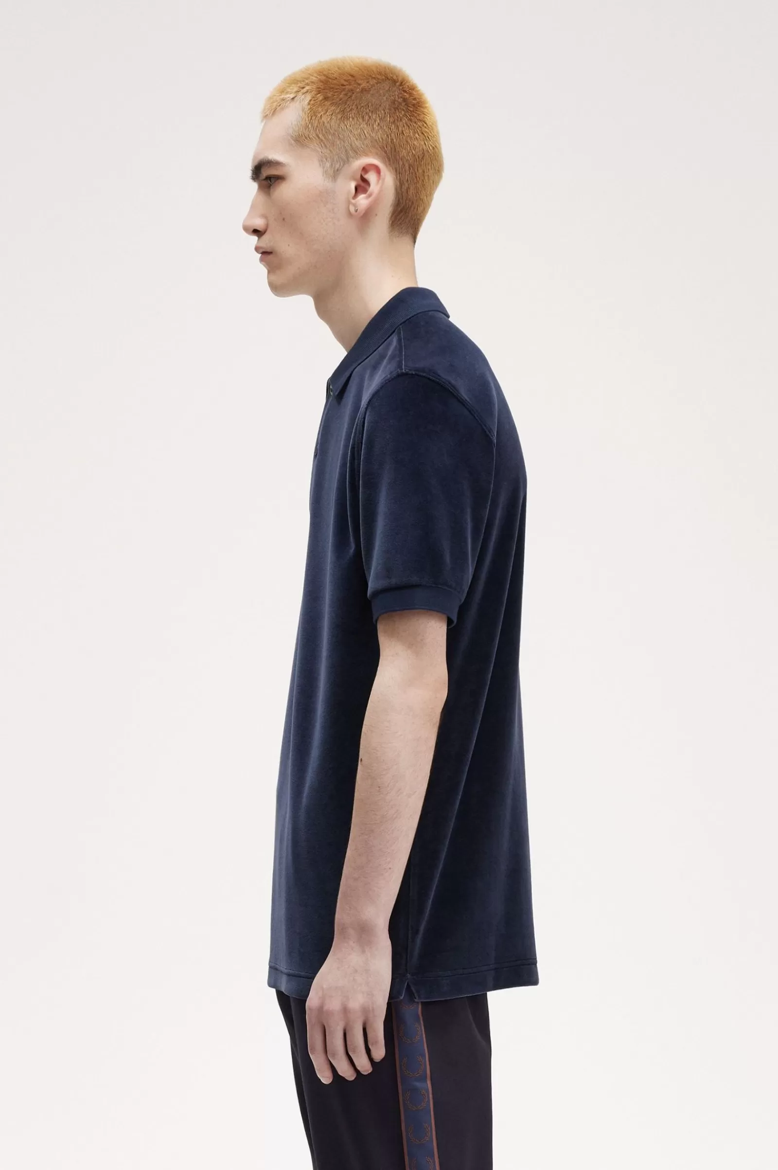 Shop Velour Polo Shirt Polo Shirts