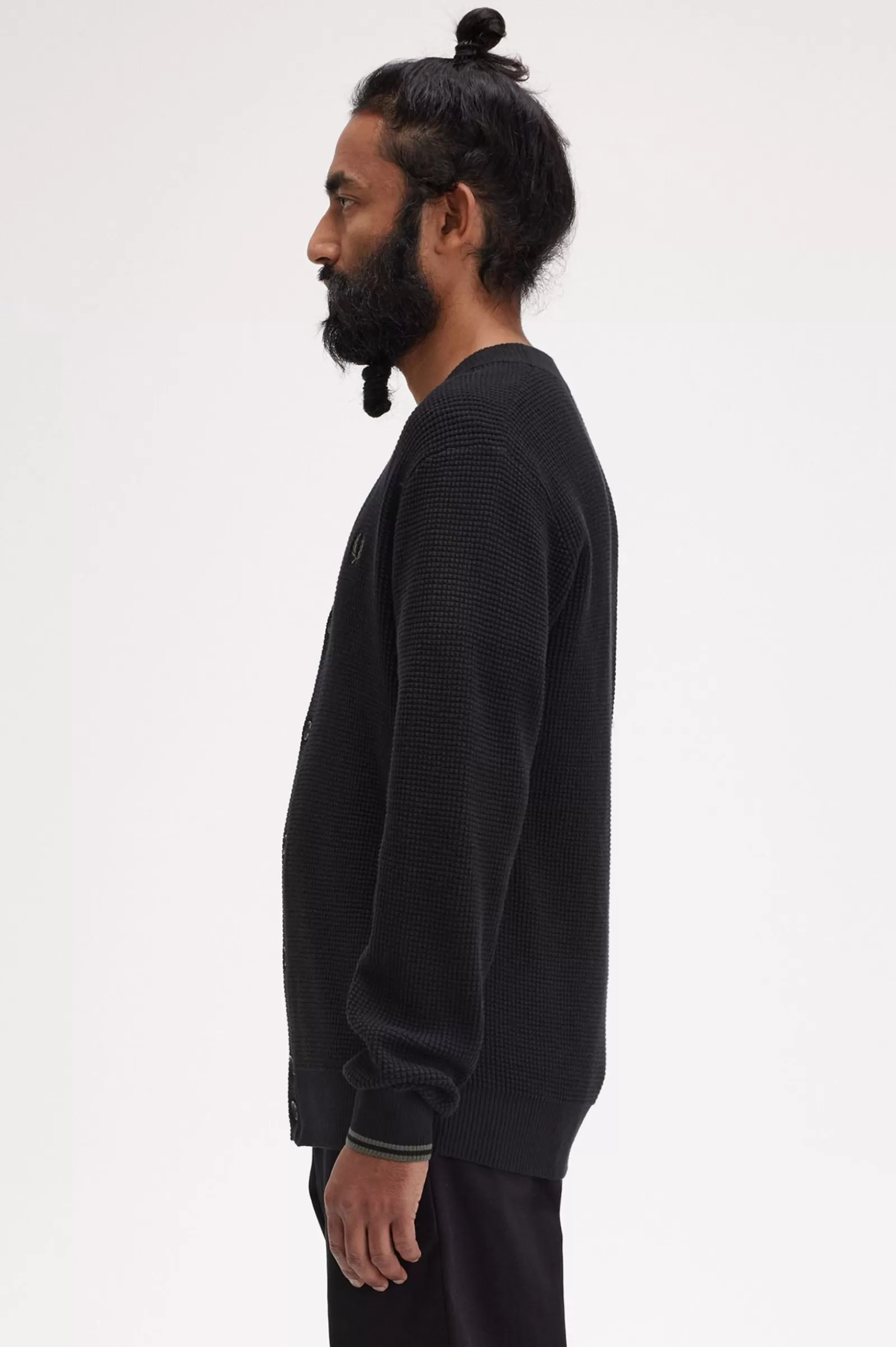 Clearance Waffle Stitch Cardigan Knitwear