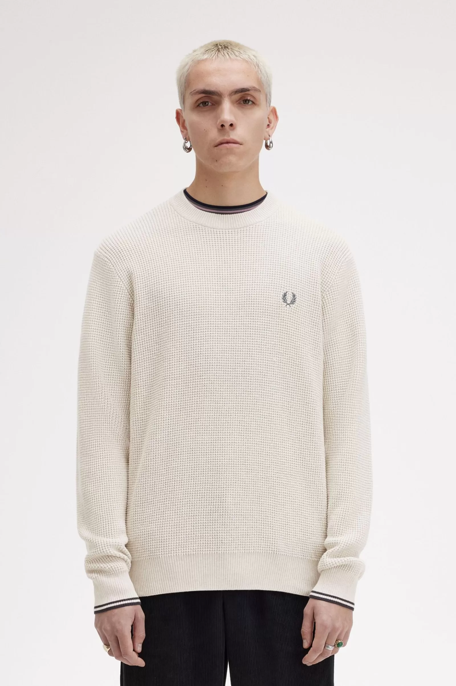 Store Waffle Stitch Jumper Knitwear